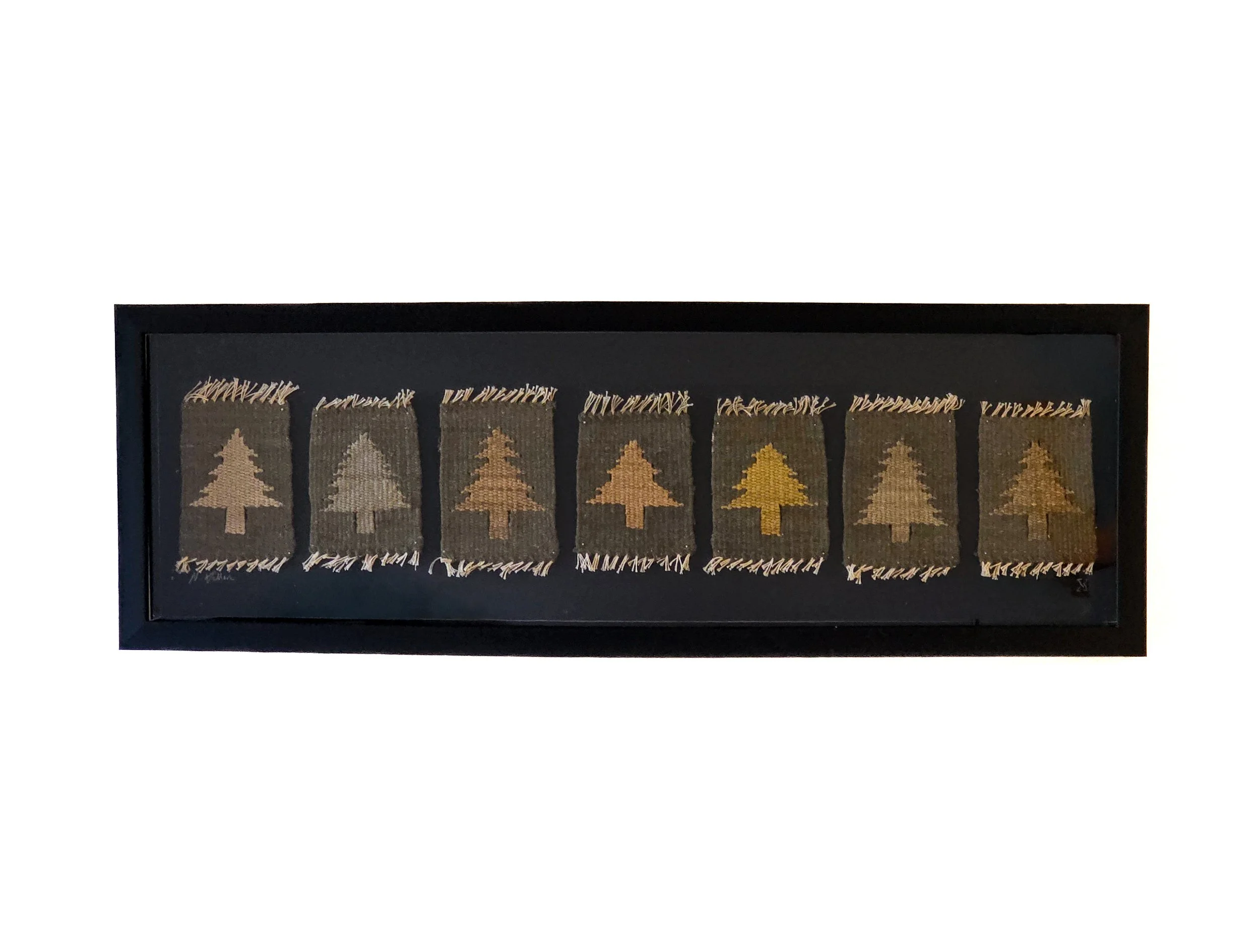 036
2026
Hand dyed woven cotton thread
Framed to 12 x 36"
