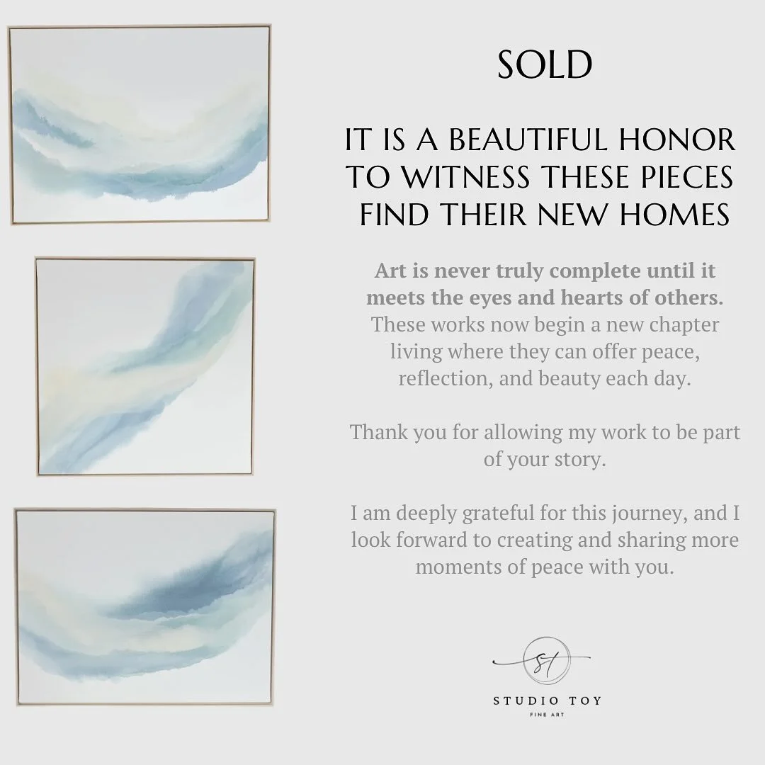 IT IS A BEAUTIFUL HONOR TO WITNESS THESE PIECES FIND THEIR NEW HOMES

This weekend at the Glen Ellyn Festival of the Arts was nothing short of extraordinary. To share it alongside my dad made it even more meaningful, and to be surrounded by so many k