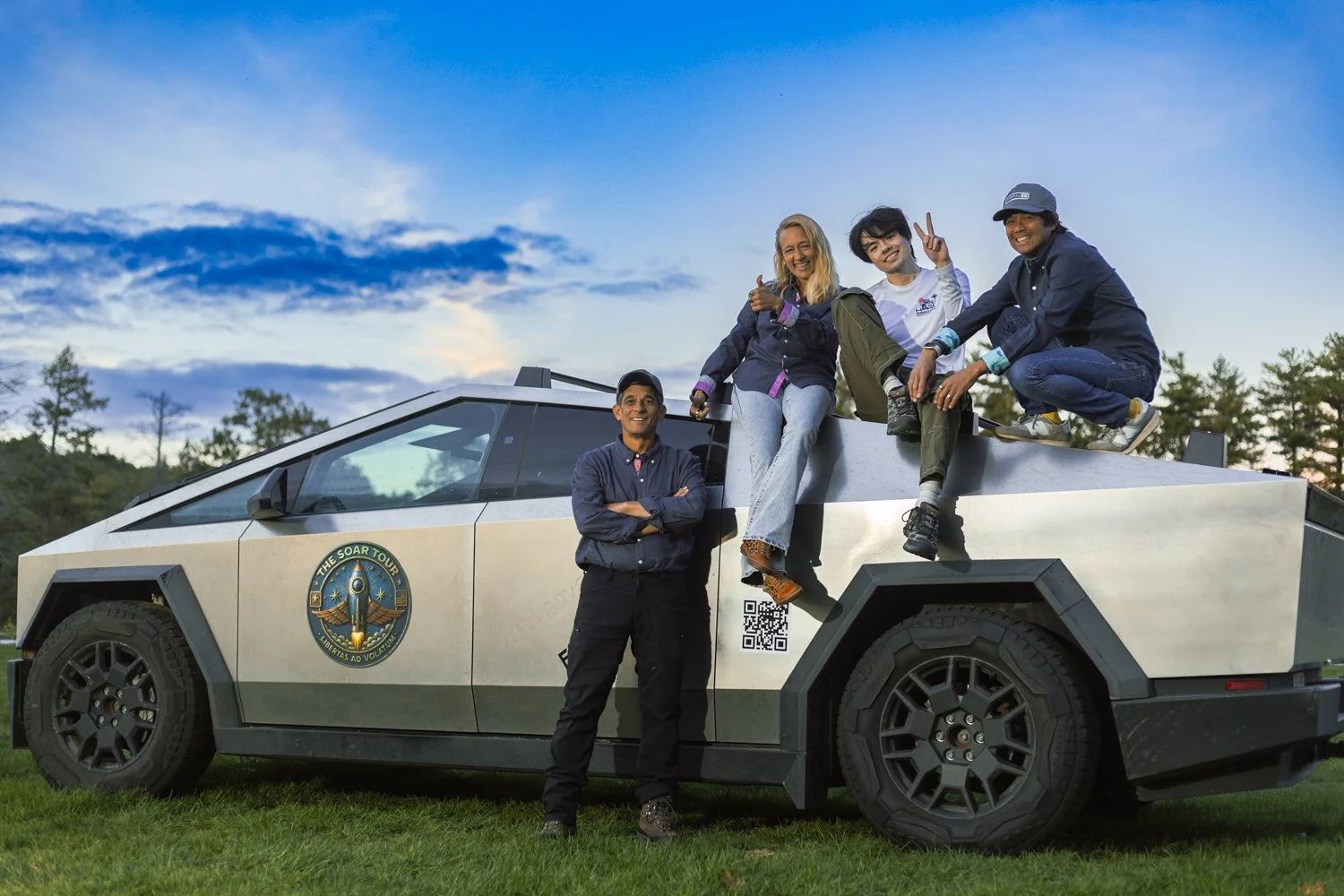 The Soar Tour Flying Car pilots gather in Ohio for the Great American Electric Car Races.