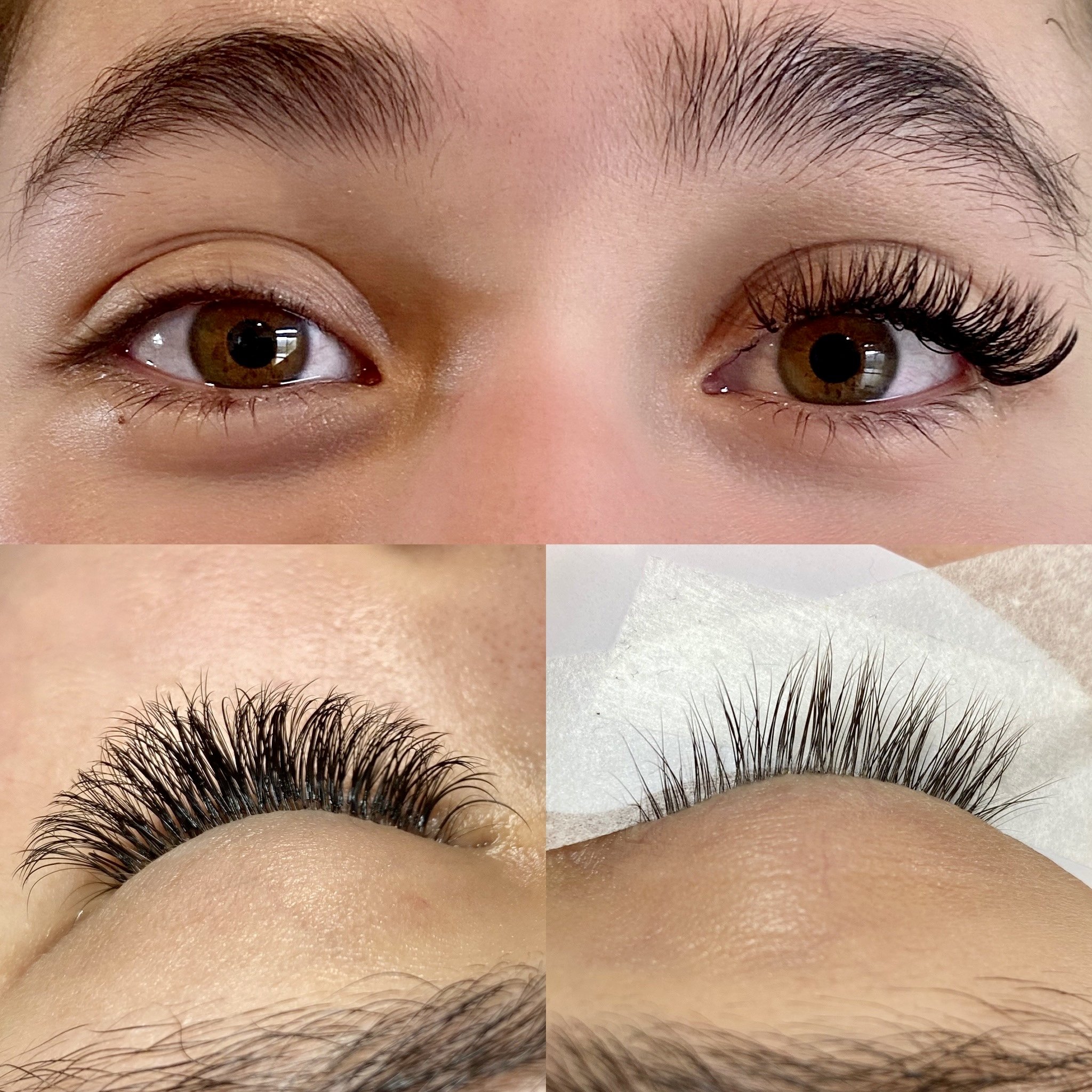 Hybrid Lash Before and After