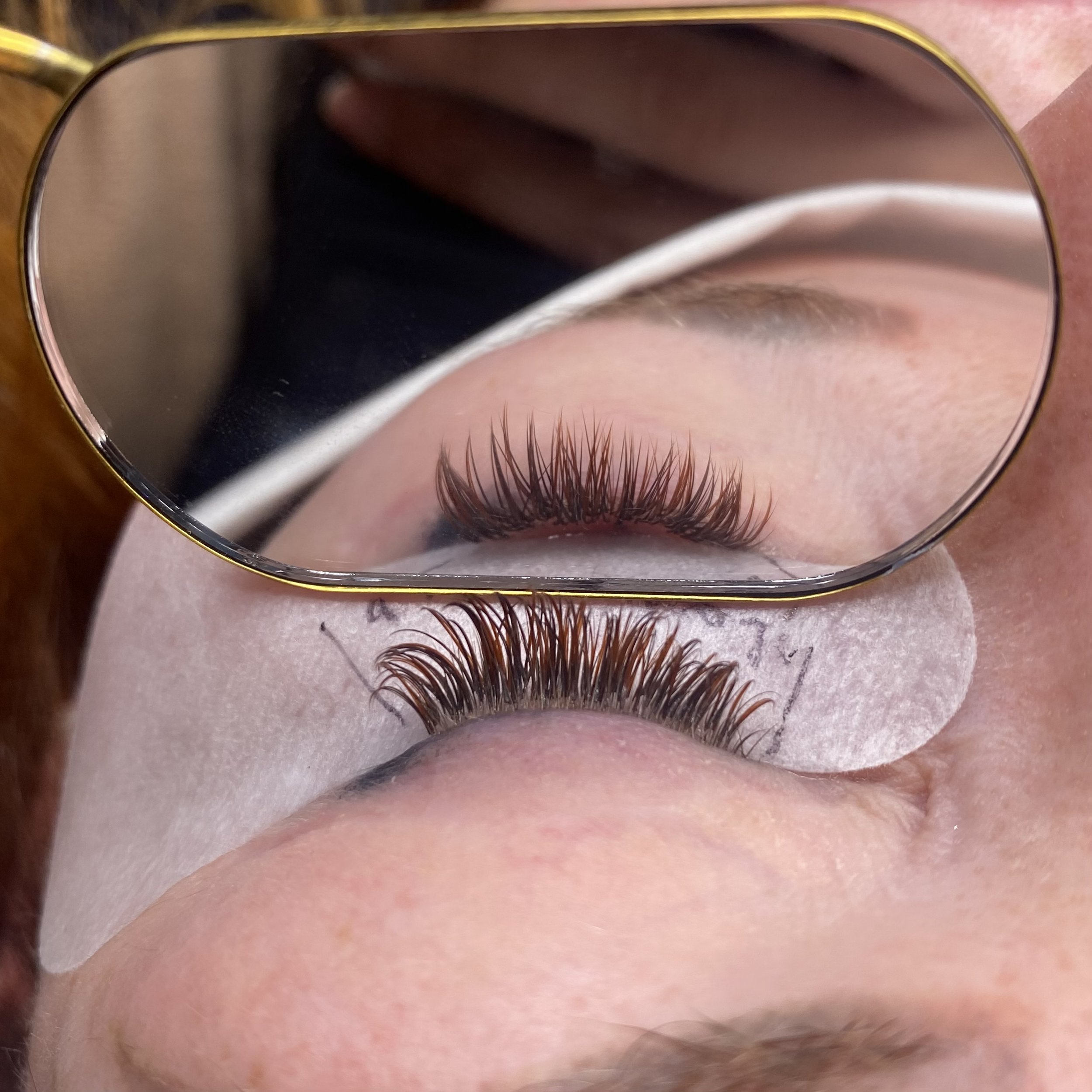 Copper and Brown Angel Lashes