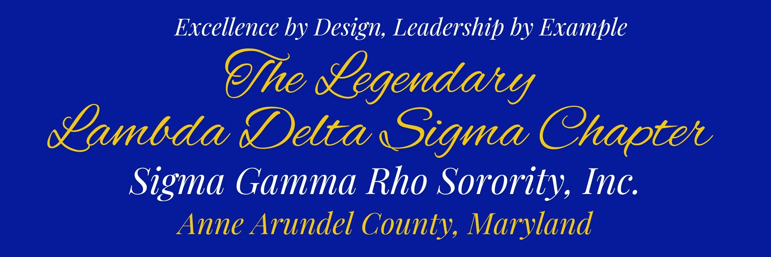 Lambda Delta Sigma Chapter of Sigma Gamma Rho Sorority, Inc.