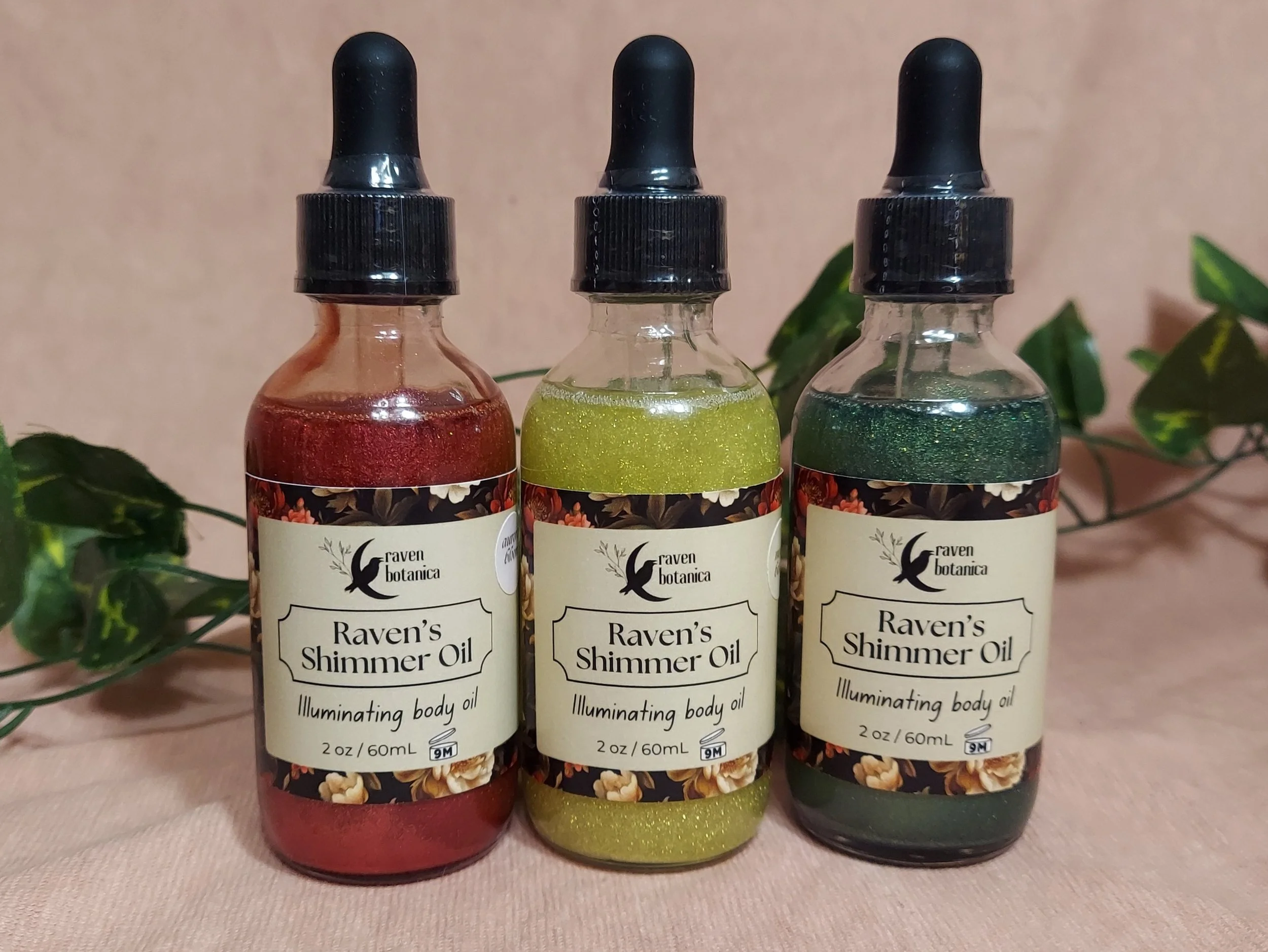 Raven's Shimmer Body Oil