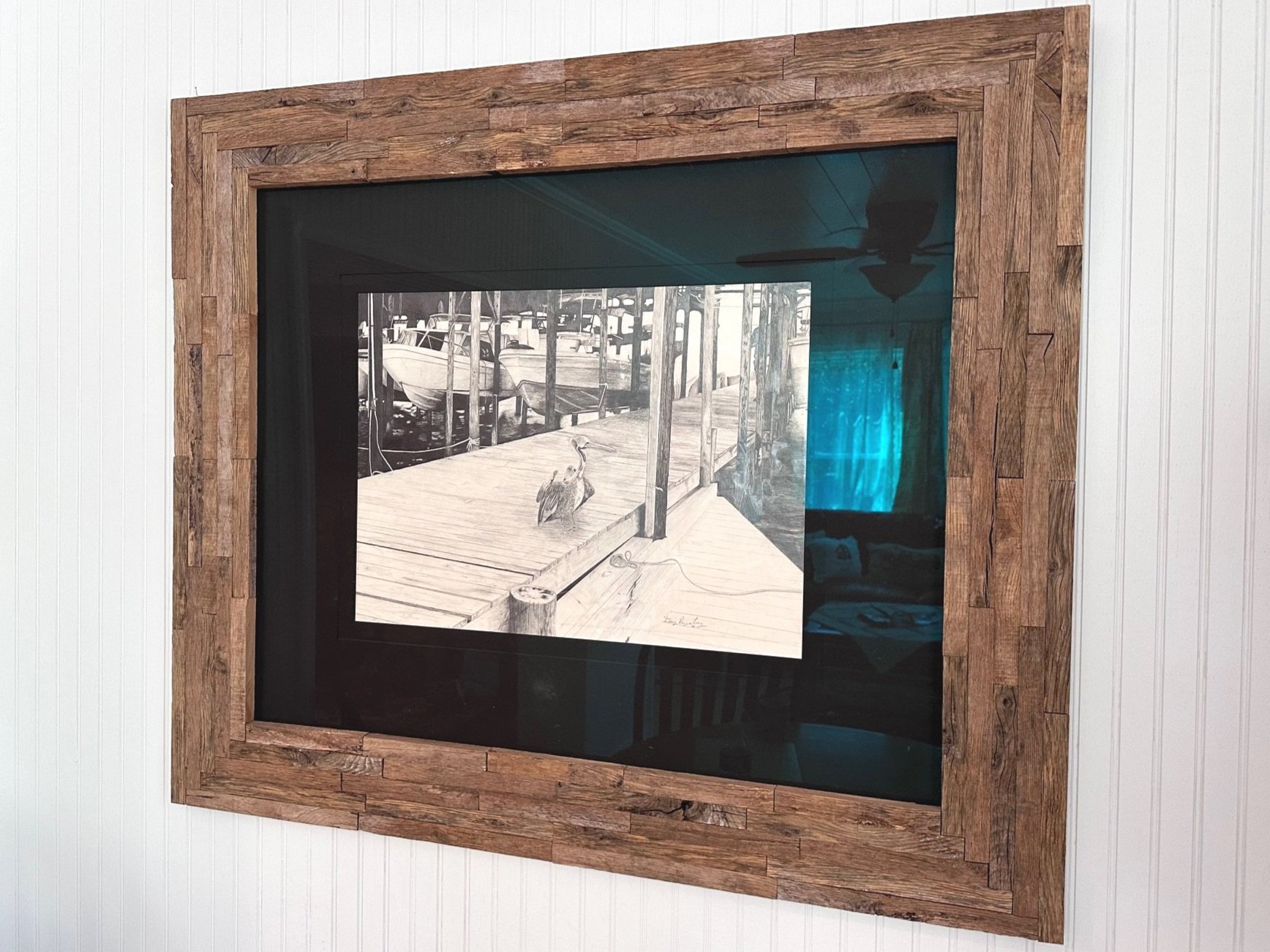 Boat Docks, 24"x18X. 1987.