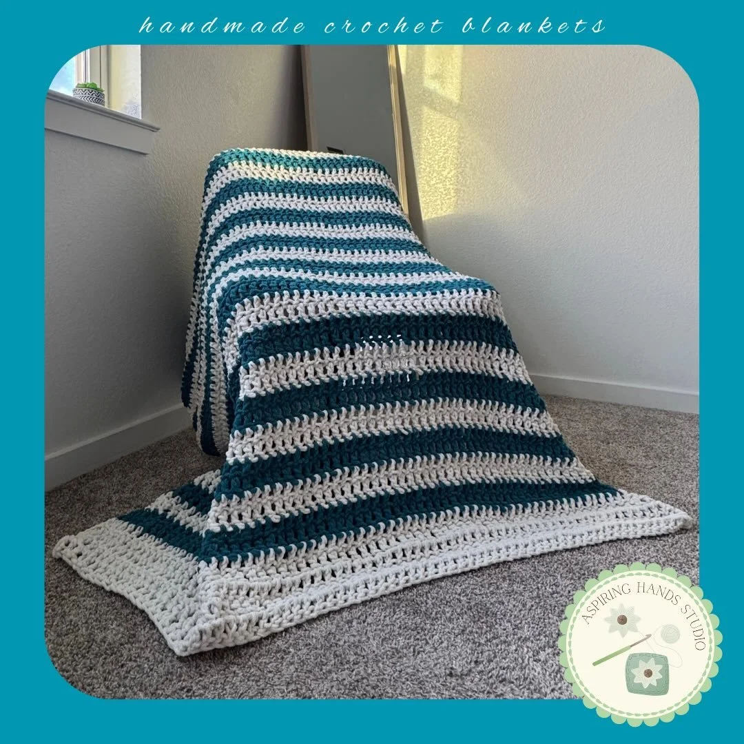 Handmade, with love 🫶🏼🧶

My chunky crochet blankets are made to order and are fully customizable by size and color. These blankets are perfect for gifting or cozying up at home.

💕 Valentine&rsquo;s Sale: 15% off with code VALENTINE15 ends Feb 1s