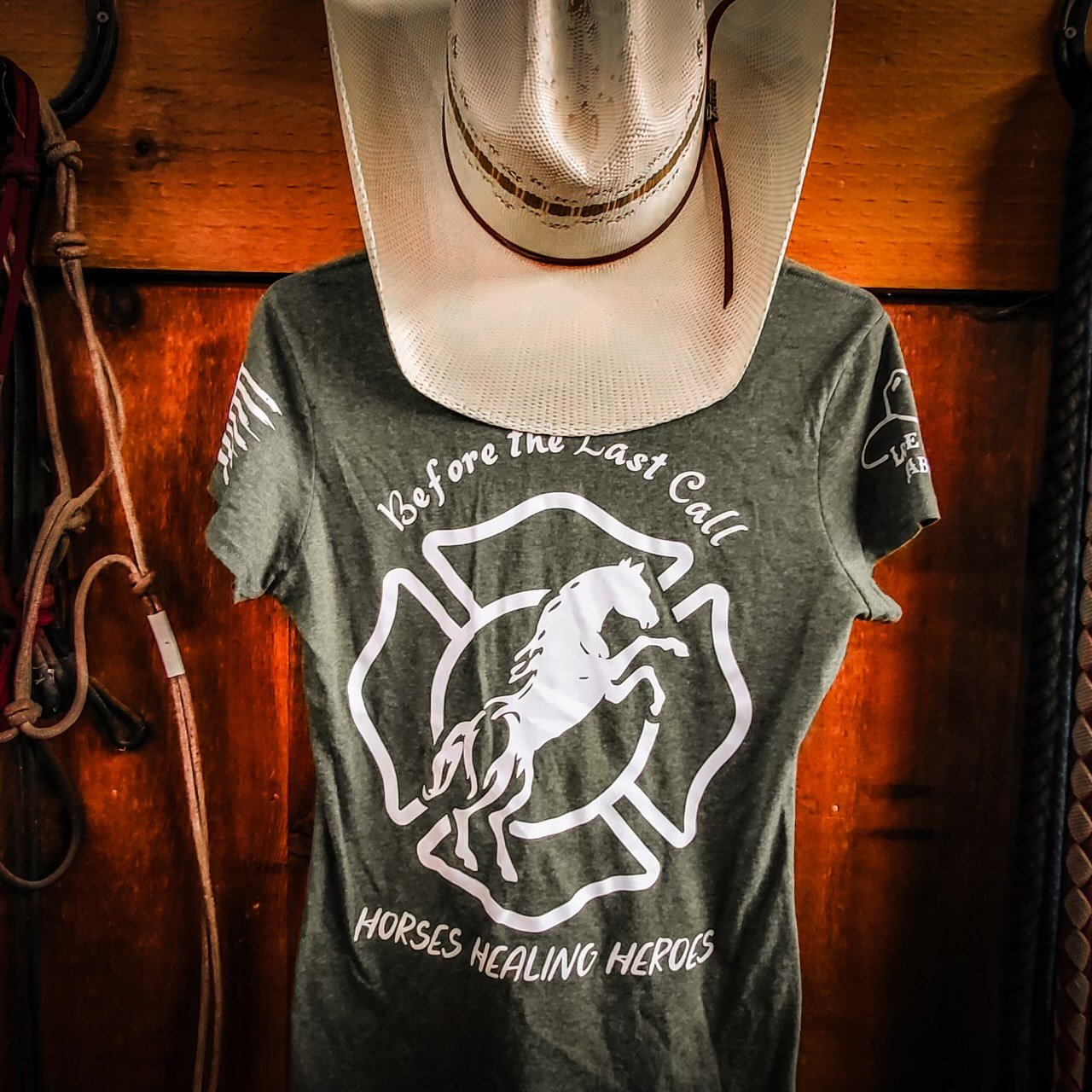 Women's V Neck Btlc Logo Tee