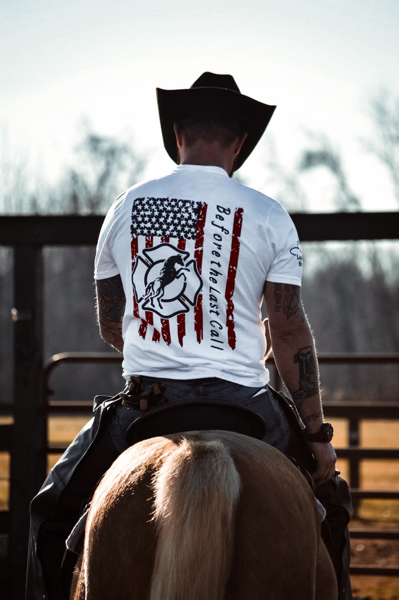 Btlc American Flag tee