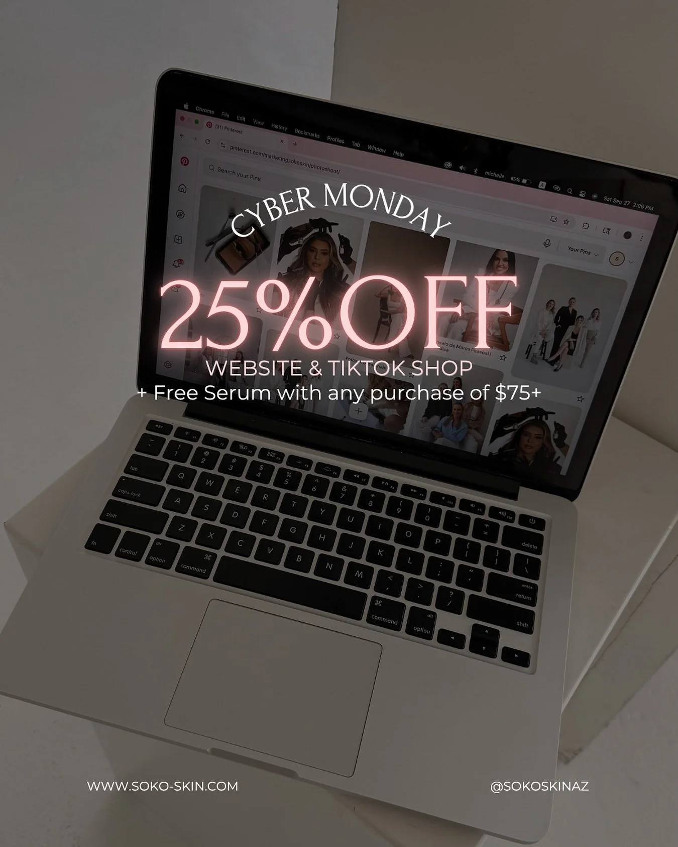 Cyber Monday is almost here✨
Get ready to enjoy 25% OFF on our website and TikTok Shop!
plus a FREE serum with any purchase of $75+.

The biggest sale of the year is coming&hellip;🧨
turn on your notifications so you don&rsquo;t miss it 🫶🏼