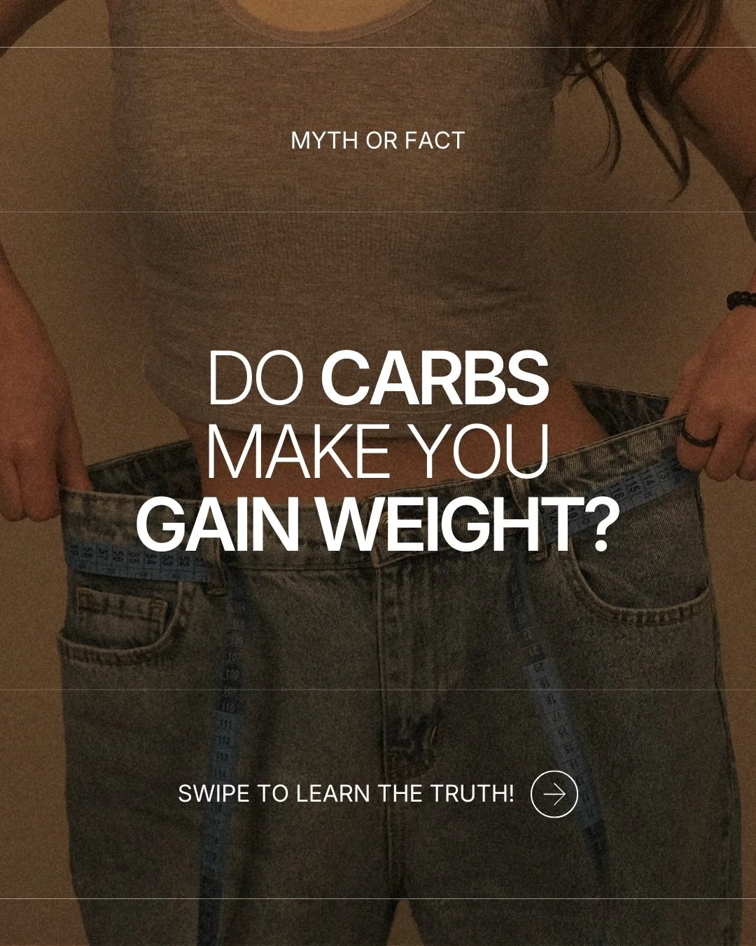 Myth: Carbs automatically make you gain weight🥐
Fact: Weight gain comes from a consistent calorie surplus&mdash;not carbs alone.

Carbs = your body&rsquo;s primary source of energy.
Balance > restriction.

If you&rsquo;re looking for additional s