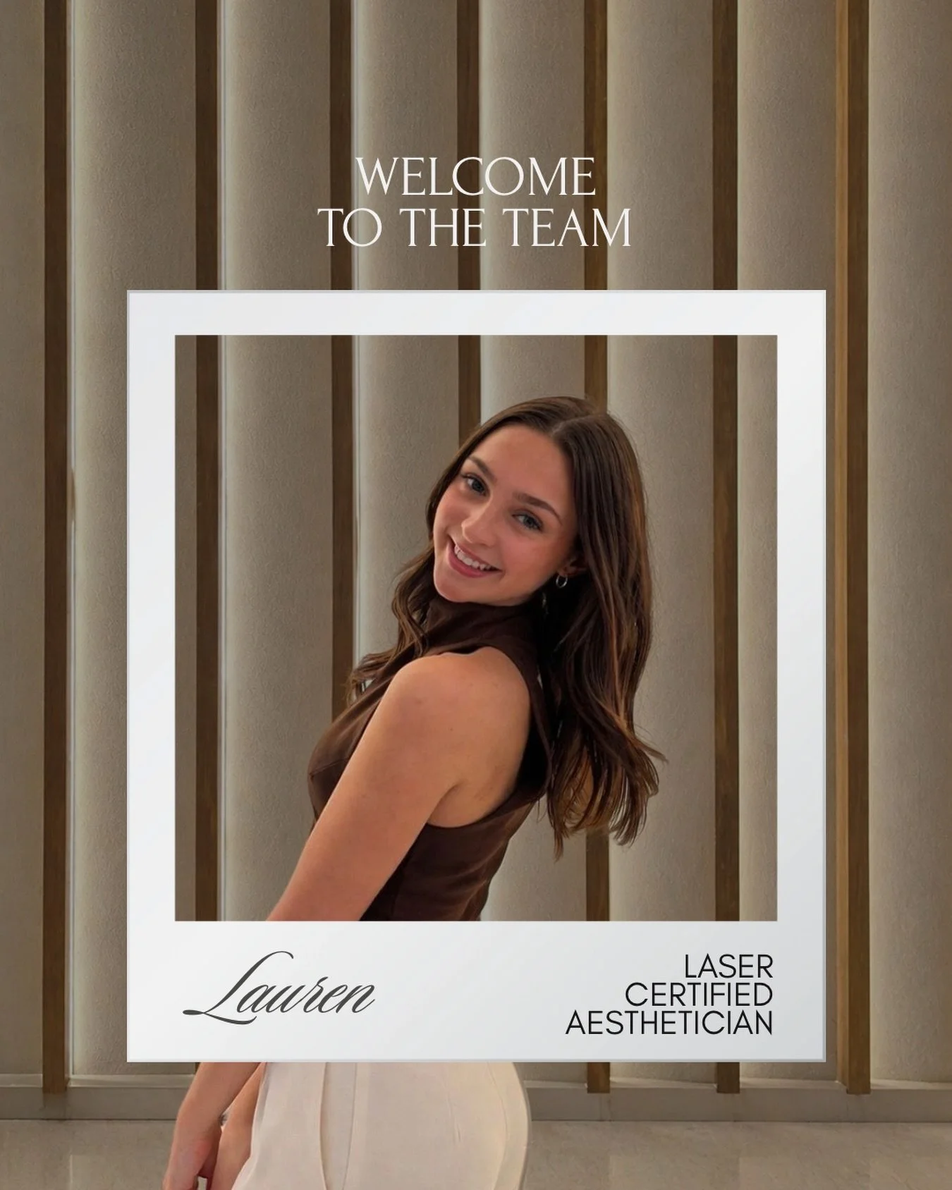 We&rsquo;re so excited to officially welcome Lauren to the Soko Skin family!🤍

As our Laser Certified Aesthetician, Lauren brings passion, skill, and a dedication to helping every client feel confident in their skin. 

We know you&rsquo;re going to 