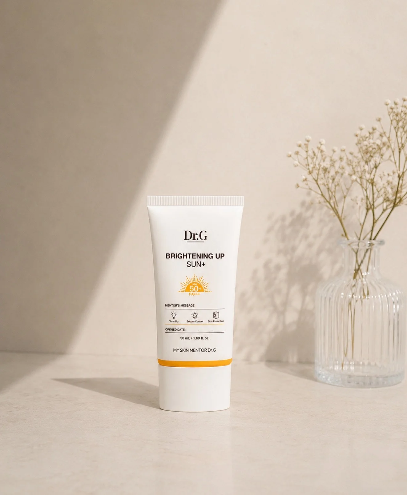 Glow, protect, and brighten ☀️✨
Meet your everyday SPF essential: Dr.G Brightening Up Sun+ SPF 50+ PA+++ &mdash; lightweight protection with a natural tone-up effect for radiant, healthy-looking skin.

✔️ Brightens dull skin
✔️ Sebum control
✔️ Daily
