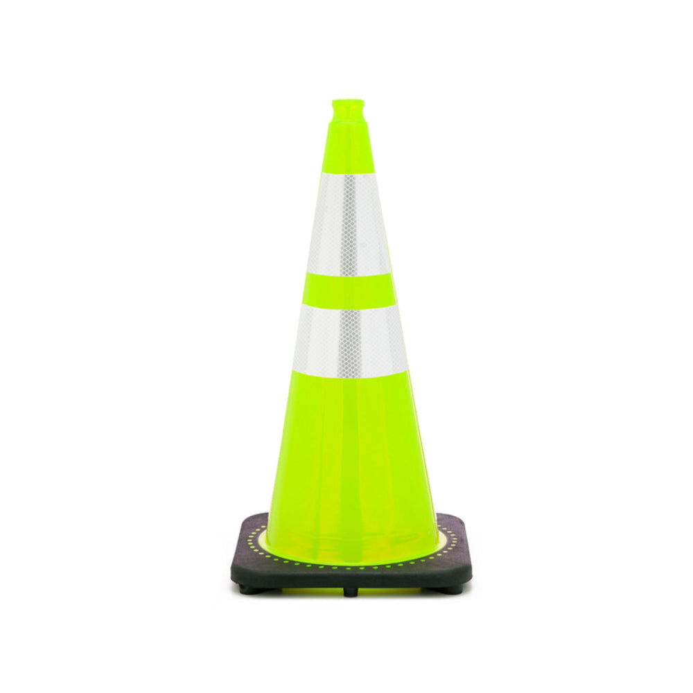 safety-cone-jbc-lime-green-28-inch-reflective-6-4-collar-7-lb.webp