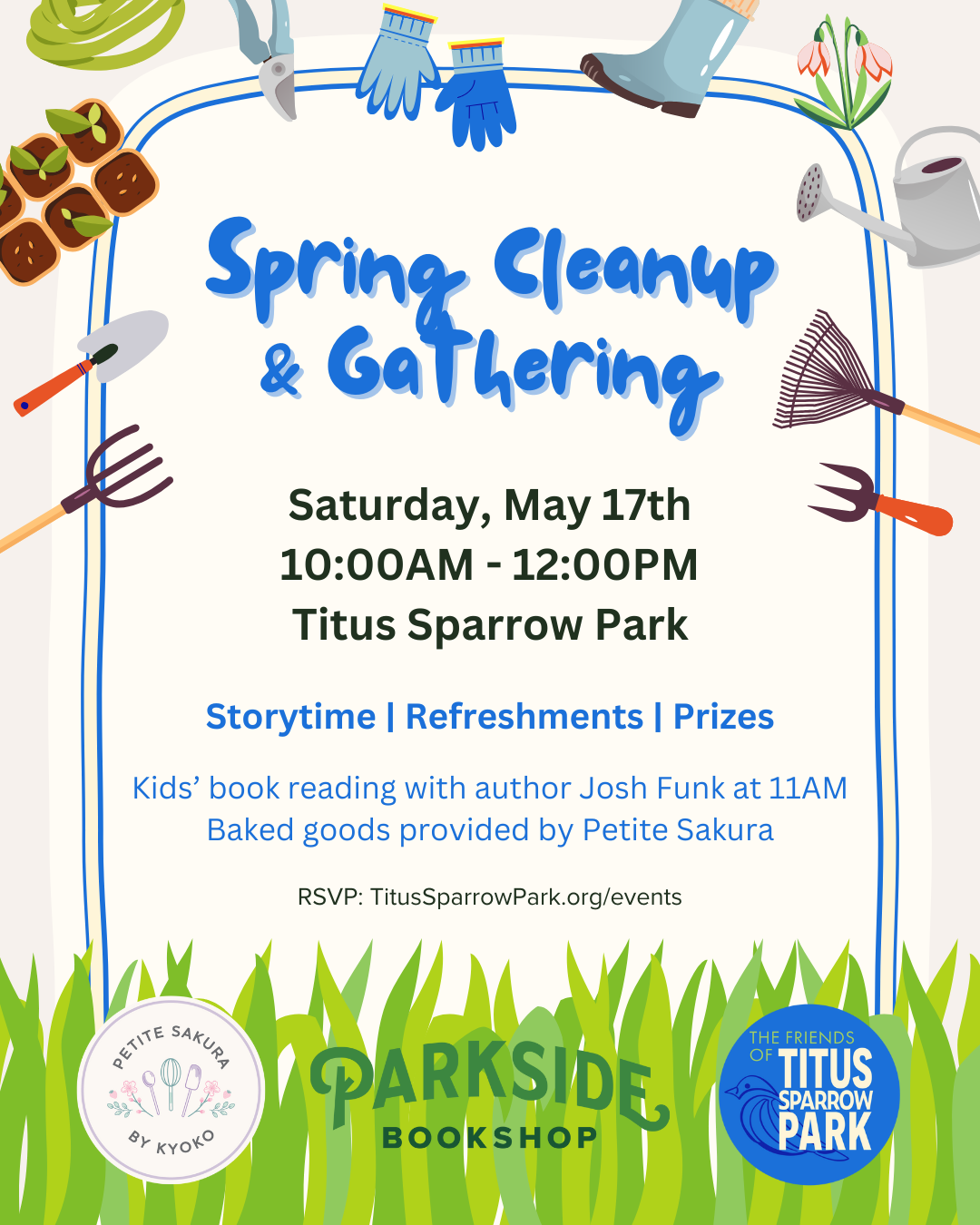 Spring Clean Up Donations Love Your Block Spring Clean Up — Titus Sparrow Park