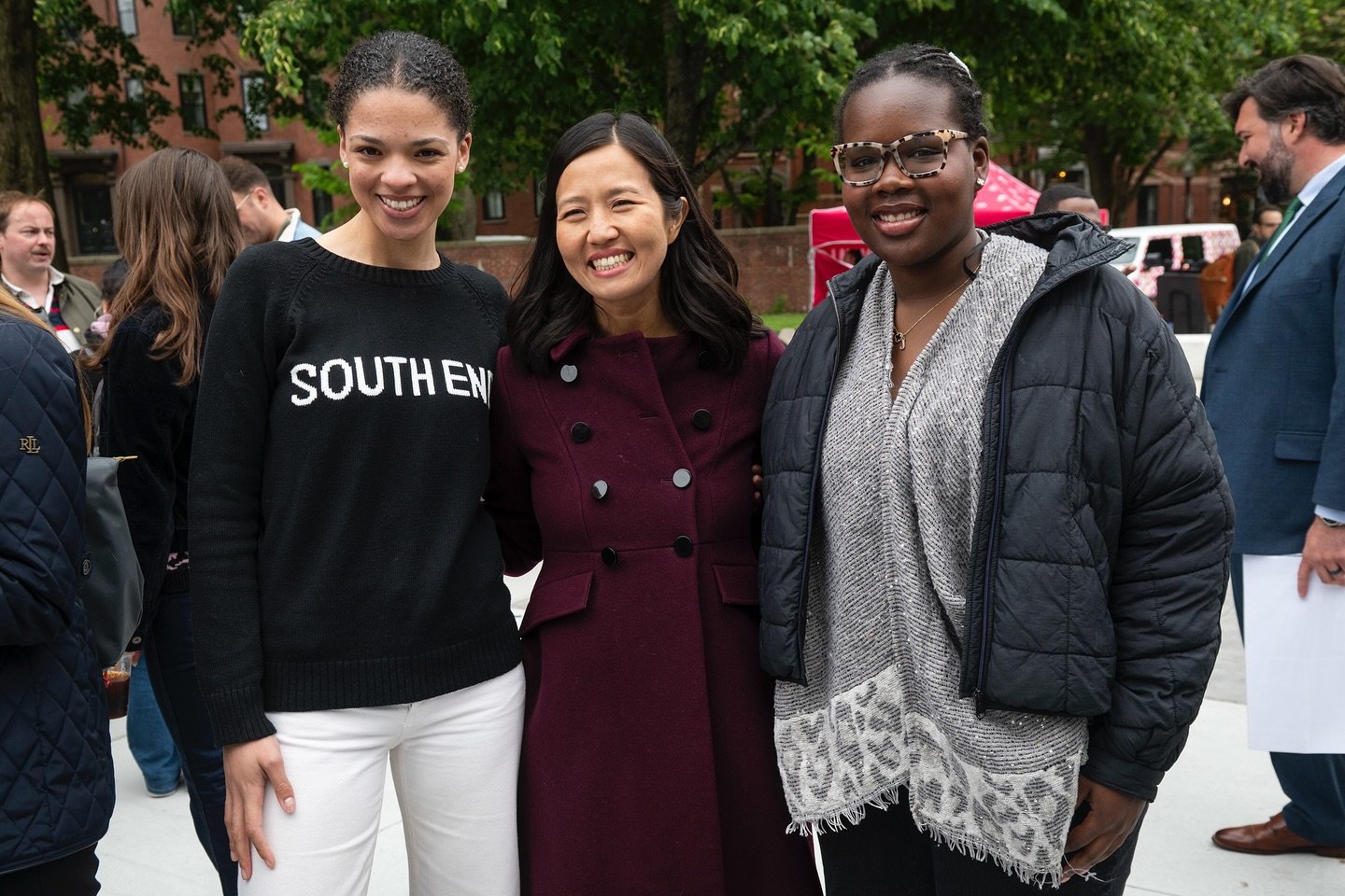 Great turnout at Mayor Wu&rsquo;s Coffee Hour at Titus Sparrow Park on Wednesday! South End residents had the chance to connect with city officials including Mayor Wu and South End Liaison, Sarah Sharpe. Music hosted by The Boston Music Project. 

Ph