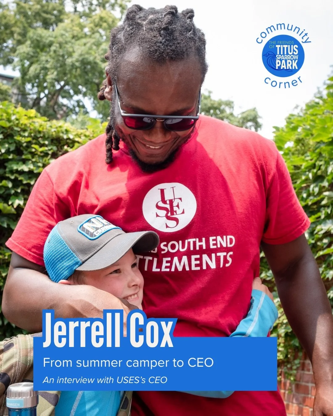 Meet Jerrell Cox, a leader whose story starts right here in the South End.

From attending summer camp as a kid to leading United South End Settlements as CEO, Jerrell&rsquo;s journey is a powerful reminder of what community can do. ￼

This month&rsq