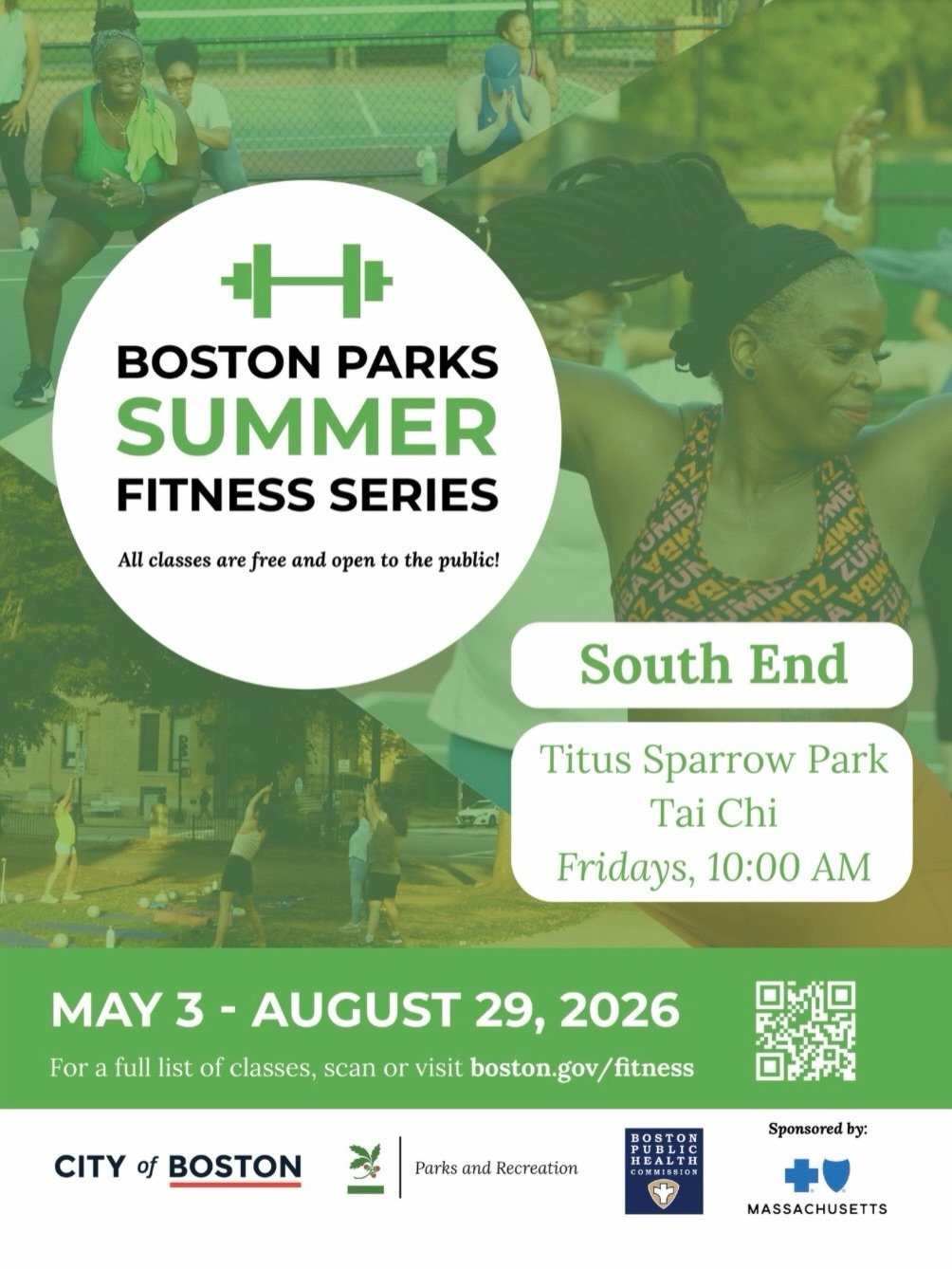 Join Joe for Tai Chi every Friday, May through August, at Titus Sparrow Park in the South End. Tai Chi is an ancient Chinese martial art, is used as a slow-moving exercise to achieve relaxation and stress reduction. Tai Chi offers benefits for the bo