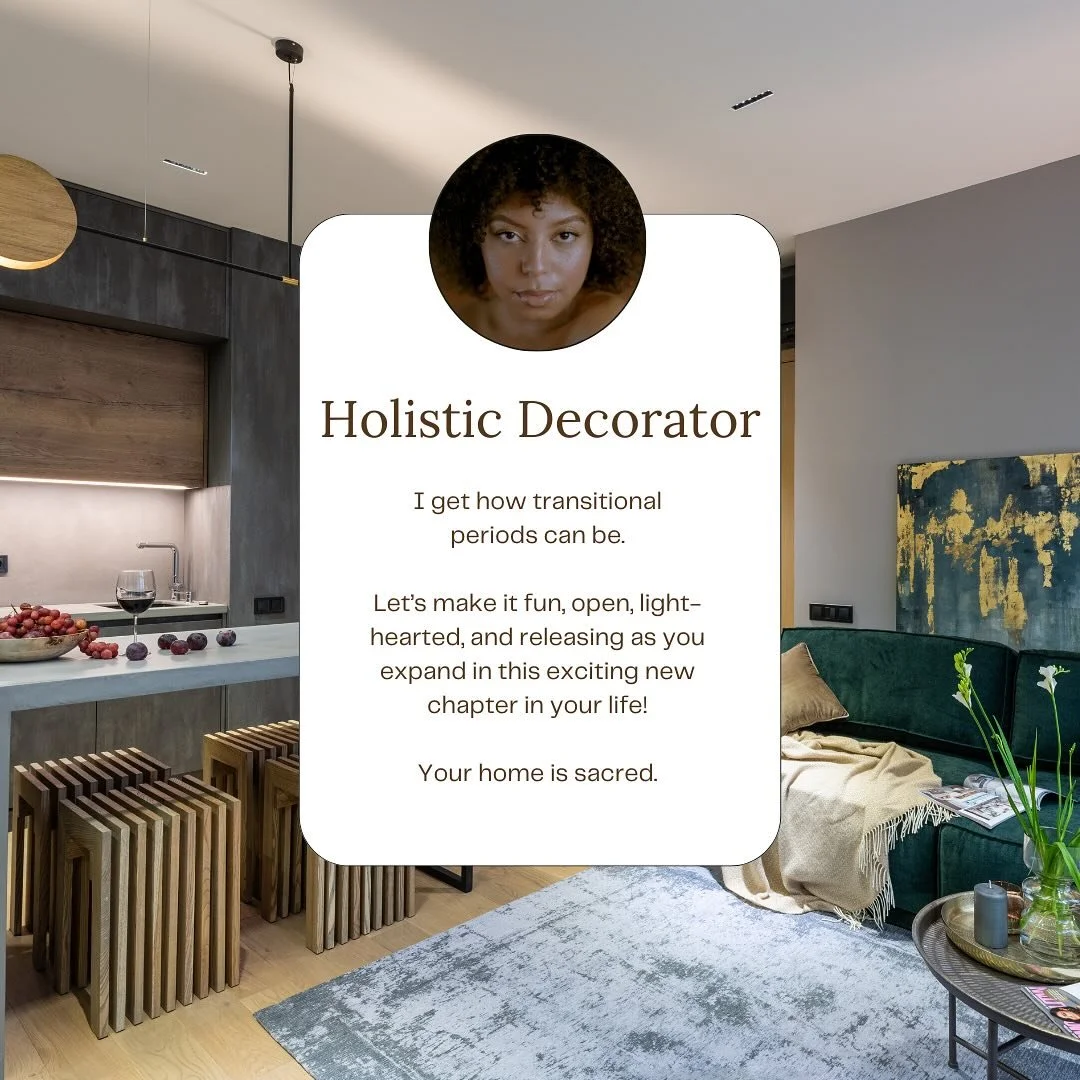 Have You Ever Had A Holistic Decorator Show You Some Thangsss When It Comes To Getting the Vibe Right In Your Home? Beautifying and Purifying The Energy In Your Space Is Essential 🪔

Decor Lists + Home Energy Cleansing Practices 

All to make YOU fe