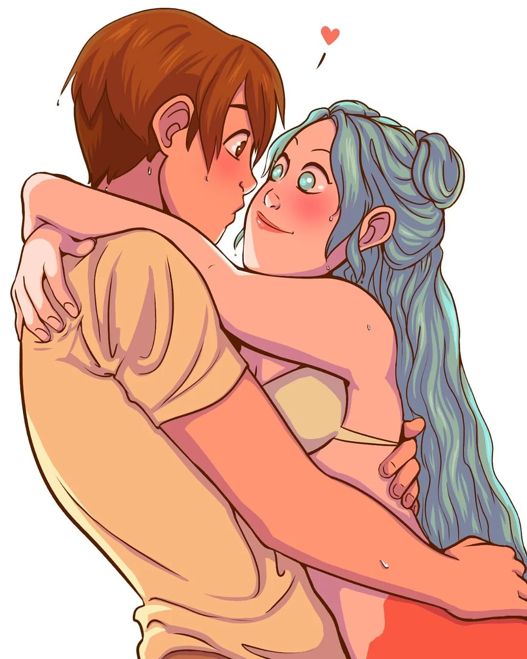 Too many characters and stories, not enough time. 🩵💦 

#mermay #mermaid #characterdesign #illustration #digitalart #OCs
