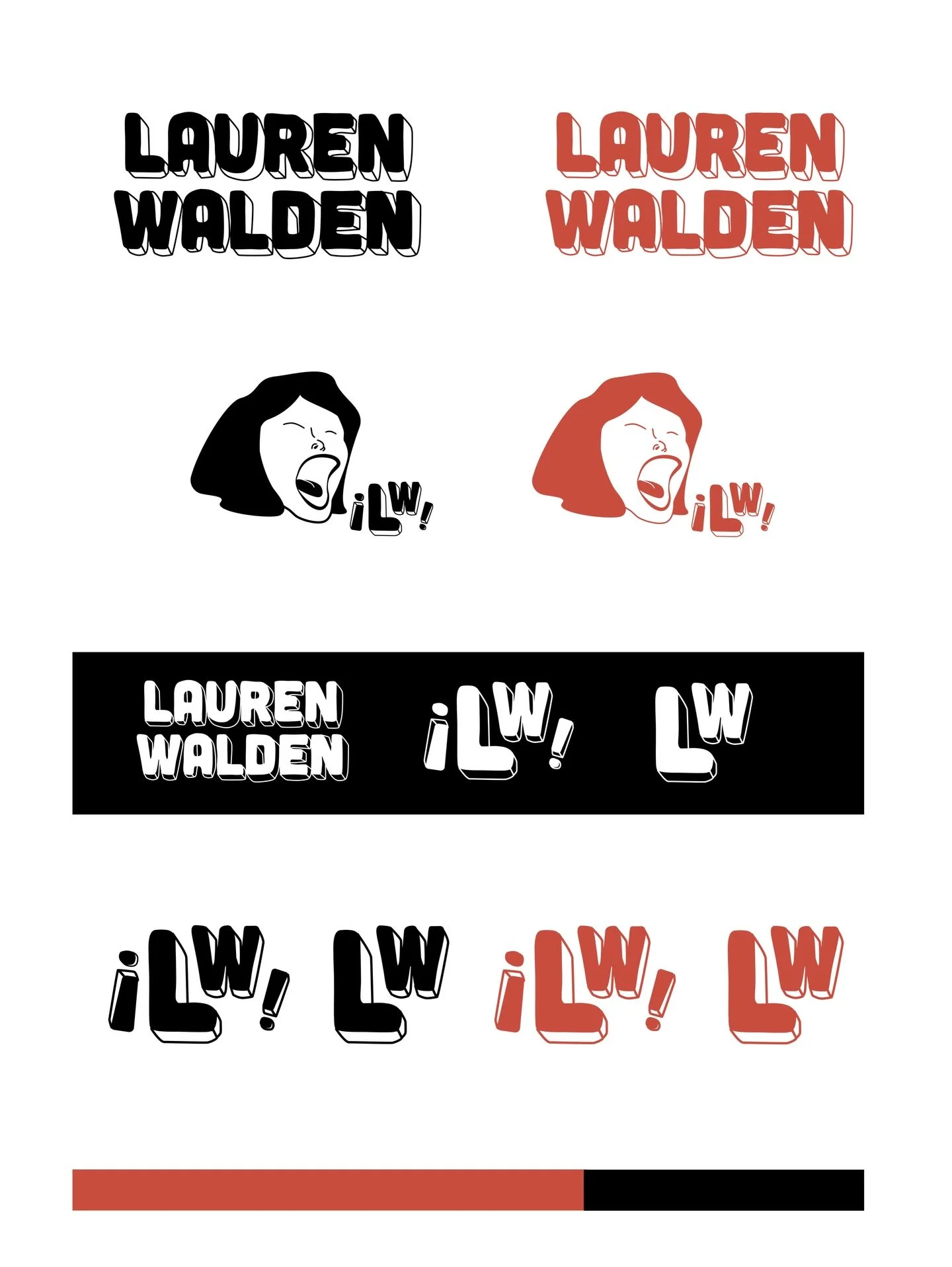 Happy New Year! ✷ Coming back on to drop a brand identity and website I designed for my talented sister a bit ago. 

She wanted an edgy brand identity with a sketched look. I took that a step further and designed a mascot that referenced a drawing of