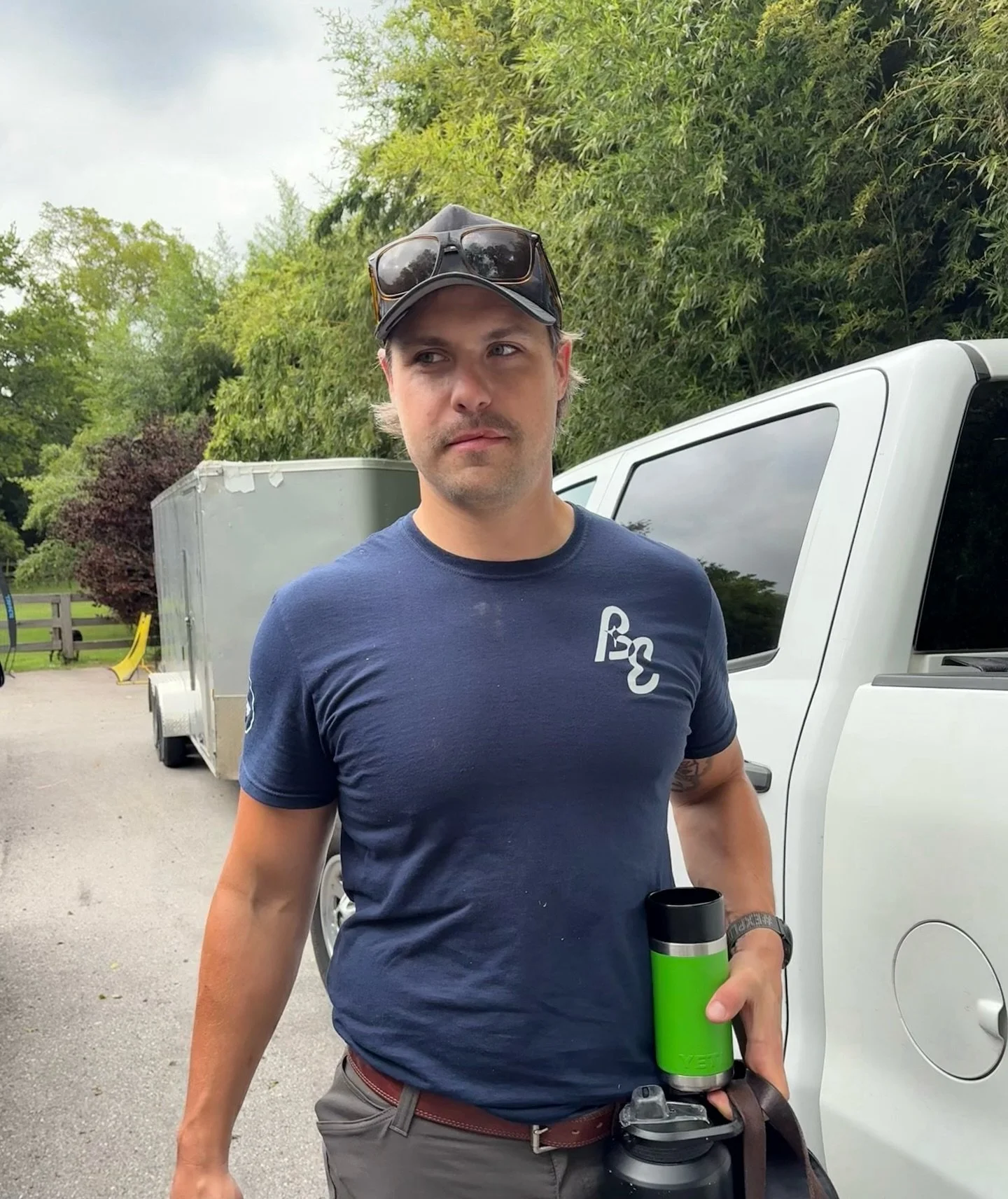 Design coming to life! ✷ It never gets old seeing your design in the real world and in this case, seeing @breatheeasynashville&rsquo;s brand identity come through on their uniforms is a day-maker. Give them a follow!