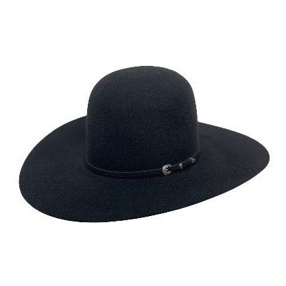 Rodeo King 7X | Open Crown | 4 1/4" Brim | Black