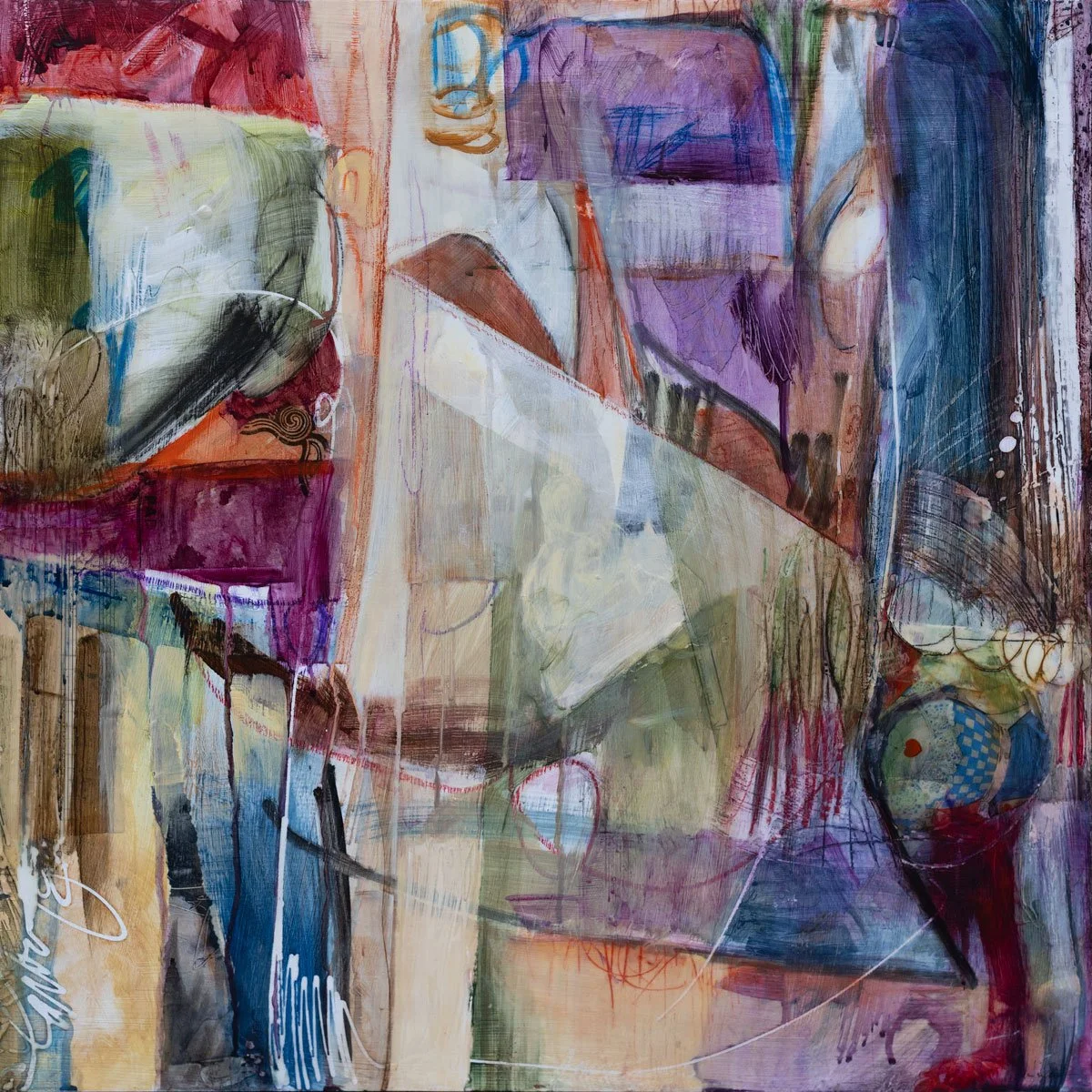 Paintintgs by Jane Mikacich by appointment