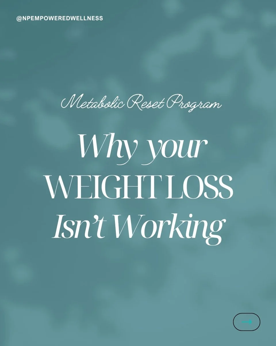 You&rsquo;re not stuck because you lack discipline.
You&rsquo;re stuck because your body adapted.

I see this all the time&mdash;patients eating less, working out more, doing everything &ldquo;right&rdquo;&hellip; and getting nowhere.

At a certain p