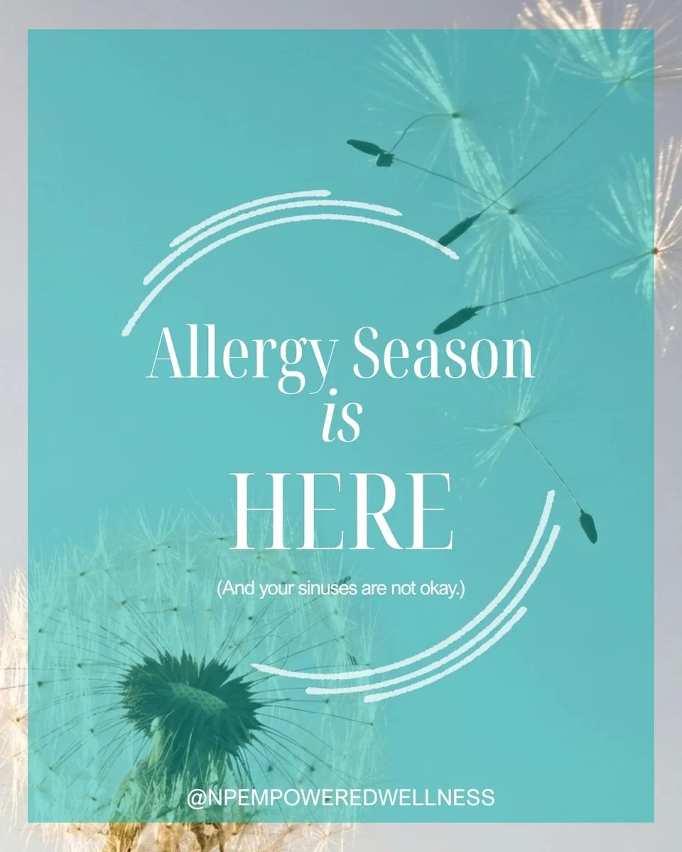 Allergy season isn&rsquo;t &ldquo;just allergies.&rdquo; It&rsquo;s inflammation, dehydration, and a body that&rsquo;s already running on empty. 🌼

That&rsquo;s why sinus pressure hits harder.
Brain fog lingers longer.
Fatigue feels like a full-time