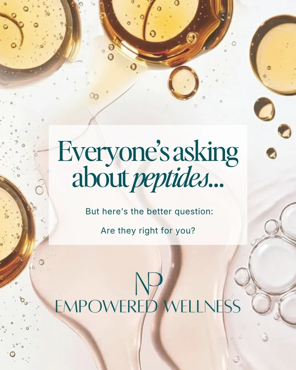 Peptides are not magic. They&rsquo;re tools. 💉

And like any tool, the real question is: are they right for your body, your goals, and your labs?

I see too many people chasing whatever is trending online instead of getting a plan built around physi