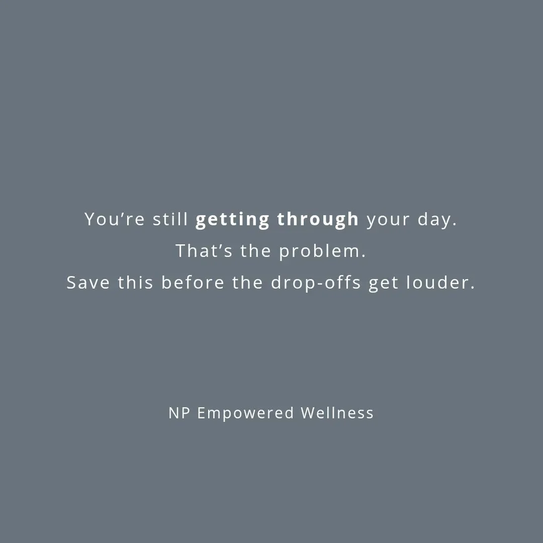 Still getting through your day? That&rsquo;s the problem.

We see this all the time: strength is down, focus gets fuzzy, and by mid-afternoon your stamina feels borrowed from somewhere else.

That usually isn&rsquo;t &ldquo;just getting older.&rdquo;