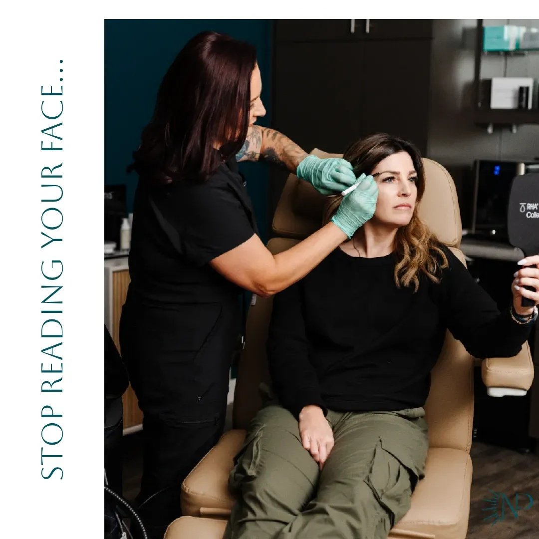That brow furrow? It&rsquo;s rehearsing. 😏

We see it all the time &mdash; squinting at phones, scrunching at screens, stressing through the day, then wondering why frown lines show up &ldquo;suddenly.&rdquo; They don&rsquo;t. Repeated muscle moveme