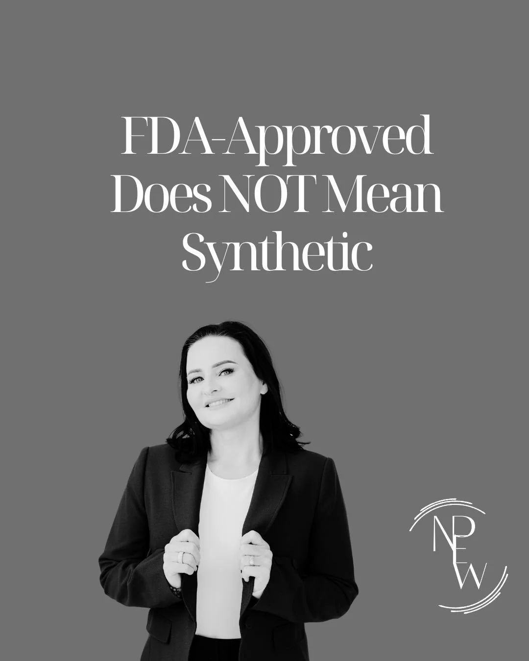 FDA-Approved Does NOT Mean Synthetic

&ldquo;Compounded&rdquo; does not automatically mean safer, healthier, or more natural.

And &ldquo;FDA-approved&rdquo; does not mean synthetic or harmful.

Many FDA-approved estradiol patches are:
✔ plant-derive