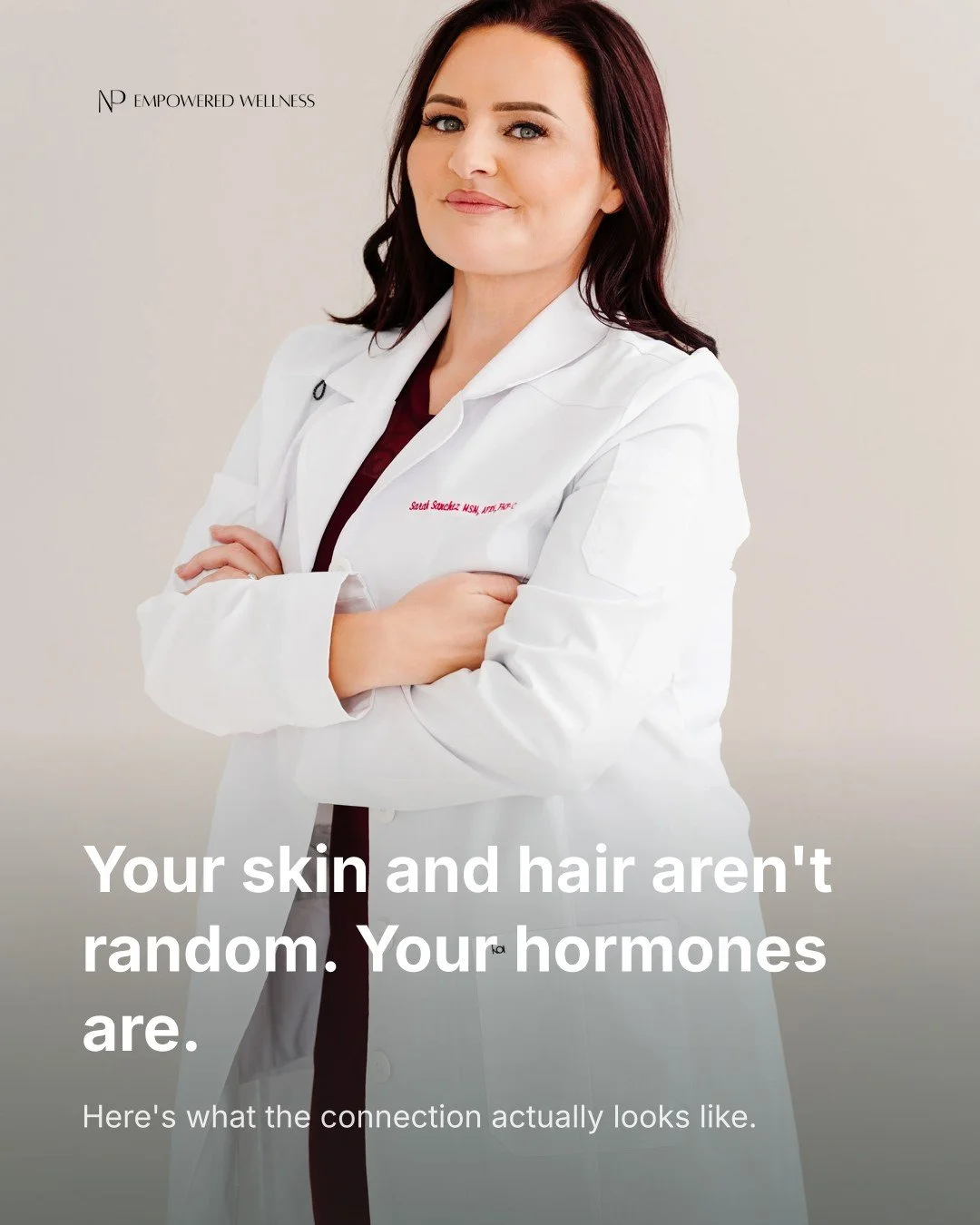 Hair thinning, skin laxity, stubborn weight gain, these aren't random. More often than not, hormones are running the show underneath. When we address what's happening internally, the results you see on the outside start to make sense and actually las