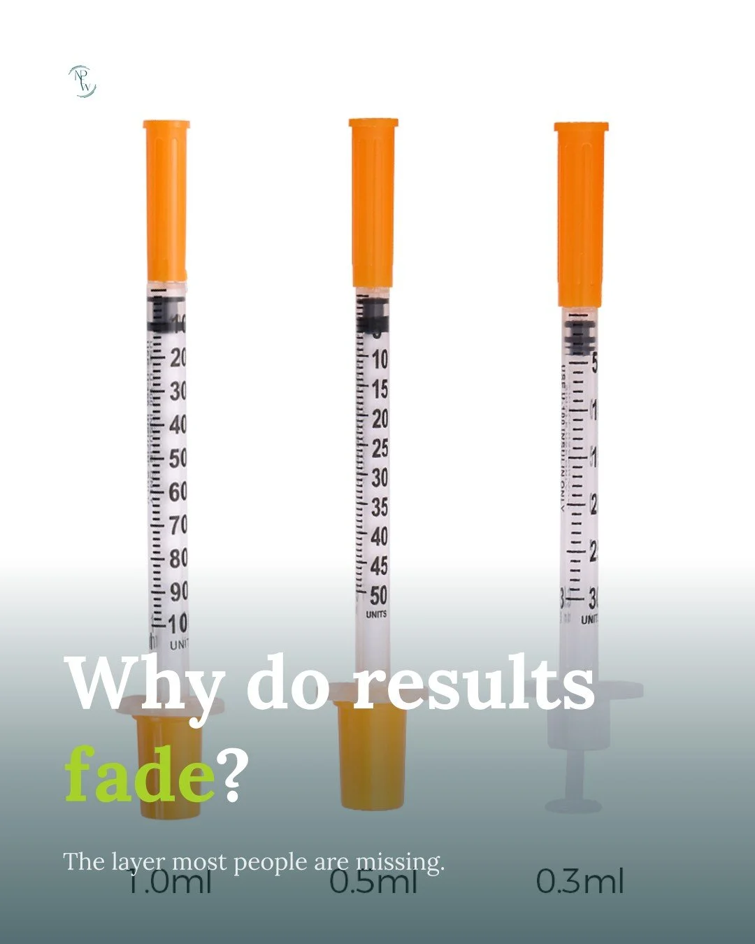 Results fade when the foundation is missing. That's the honest answer most clinics skip.

Every treatment we recommend sits inside a layered system, internal health first, then the external work on top. Skip a layer and the results don't hold the way