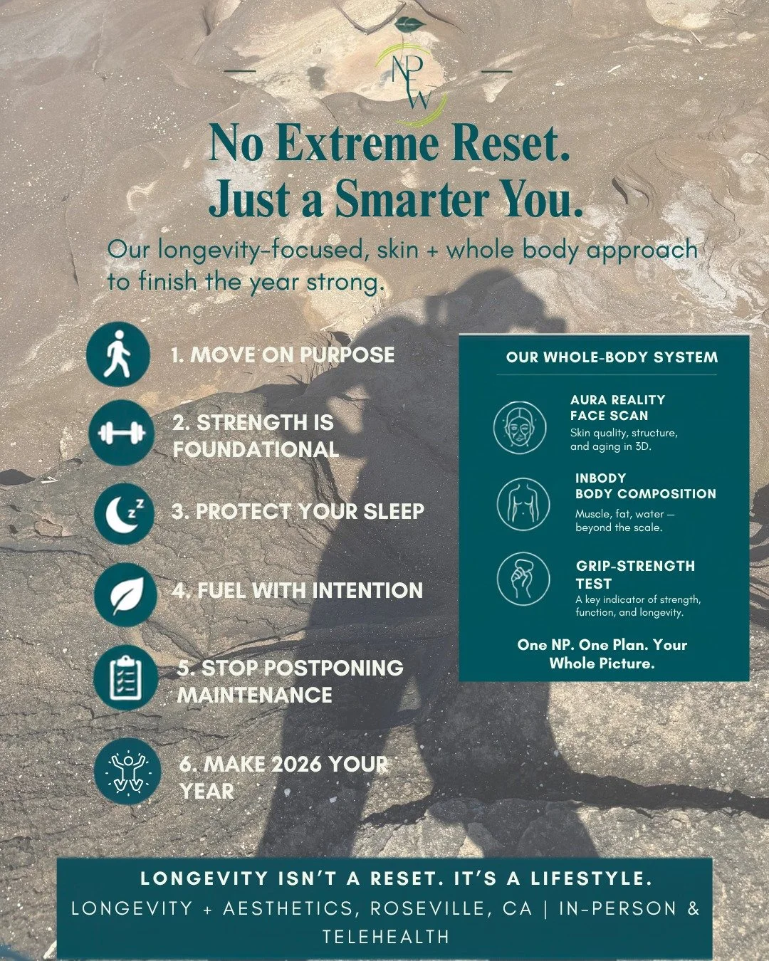 You don&rsquo;t need to wait until January to take your health seriously. And you don&rsquo;t need an extreme reset.

If you&rsquo;re locking in for the rest of the year, focus on what actually matters for how you feel, function and age.

1. Build mo