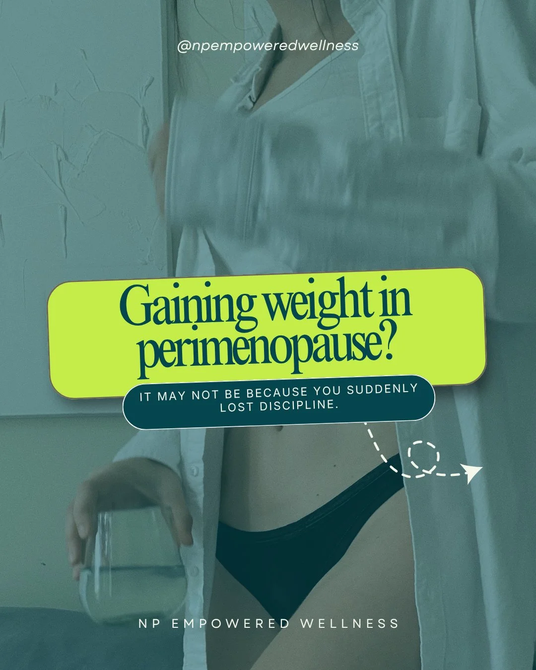 Perimenopause can make it feel like the rules suddenly changed.⁠
⁠
You may be eating the same way and moving the same amount, yet your weight, sleep, energy, and body composition are changing. That does not automatically mean you need more discipline