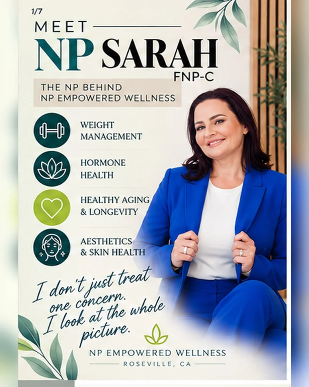 If you&rsquo;re new here, I&rsquo;m NP Sarah, Family Nurse Practitioner and owner of NP Empowered Wellness.

I built this practice because I wanted health, longevity, and aesthetics to melt together&mdash;because beautiful, healthy skin doesn&rsquo;t
