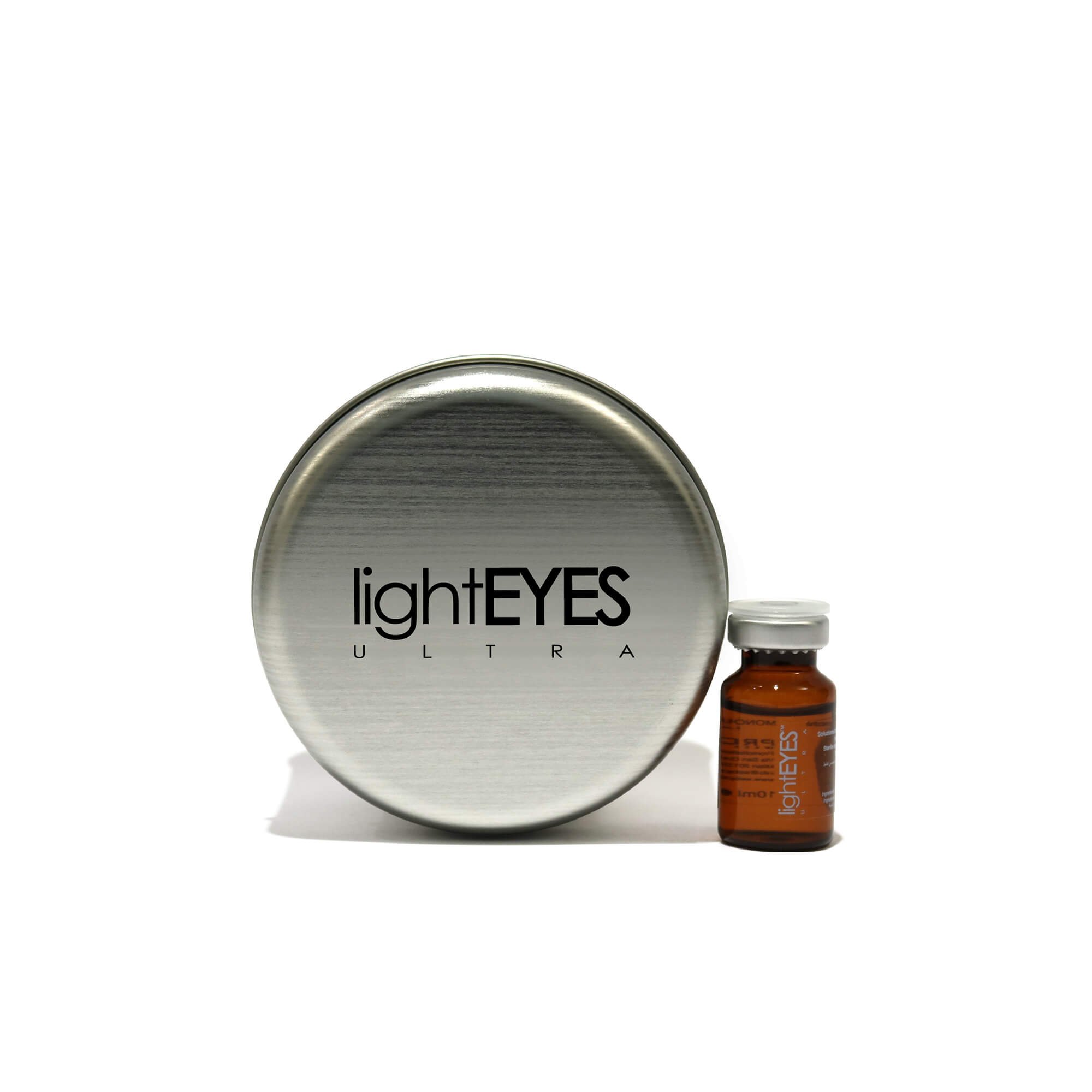 Light Eyes Ultra product packaging and vial