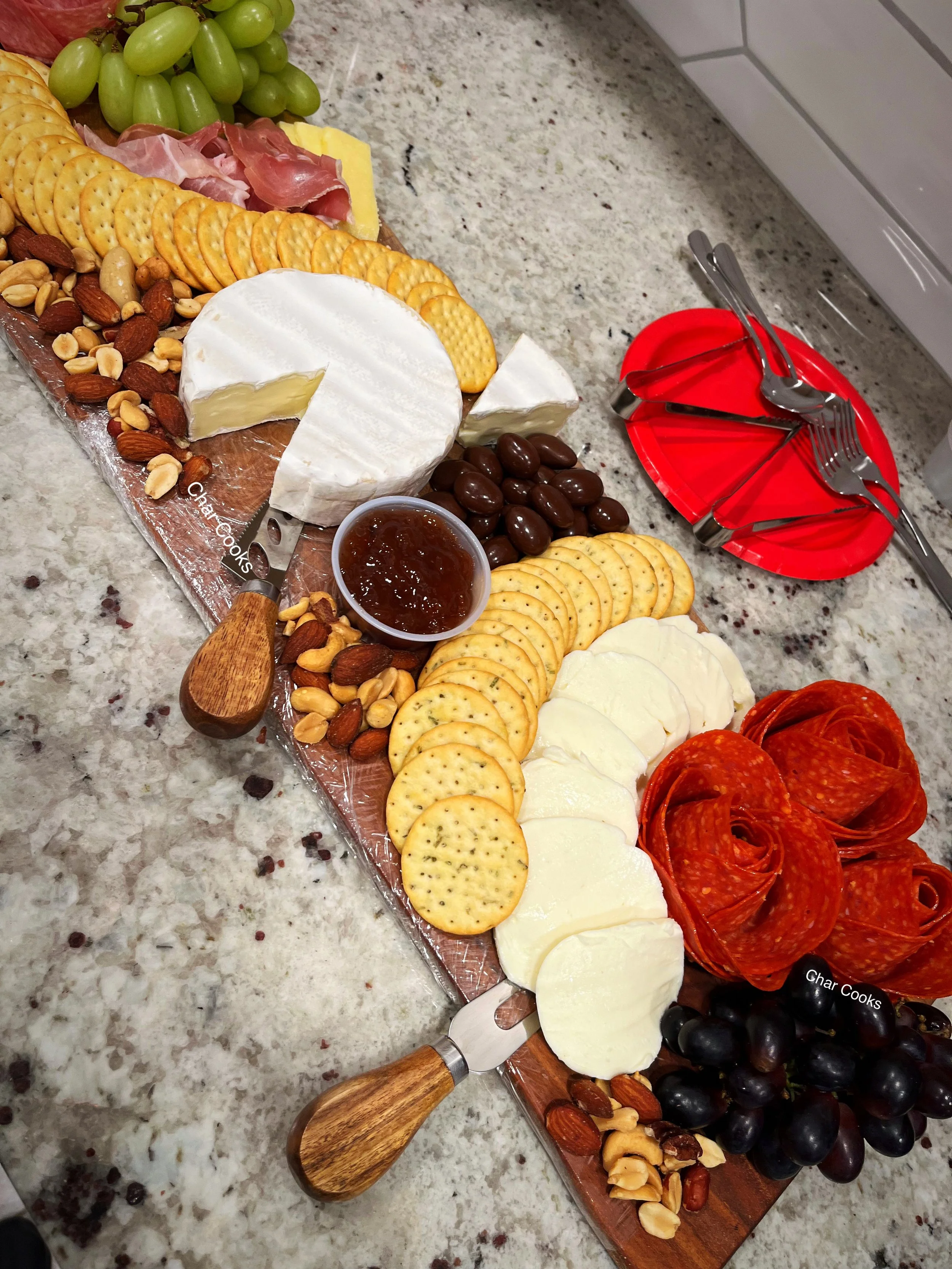 Kris charcuterie boards that come in all sizes