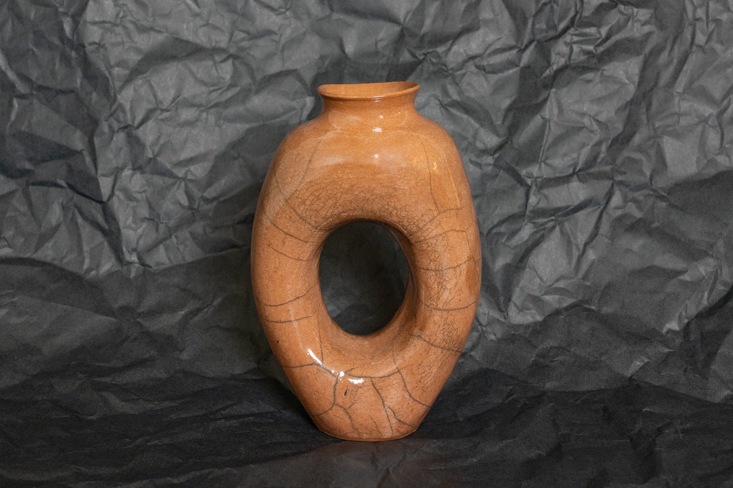 Altered Raku Vessel