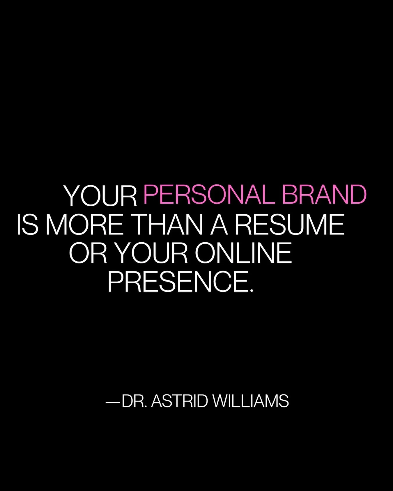Your personal brand isn&rsquo;t just your title, curated feed, or professional accomplishments.

&mdash; It&rsquo;s the way you make people feel when you walk into a room.
&mdash; It&rsquo;s the confidence in your voice, the values you stand on, and 