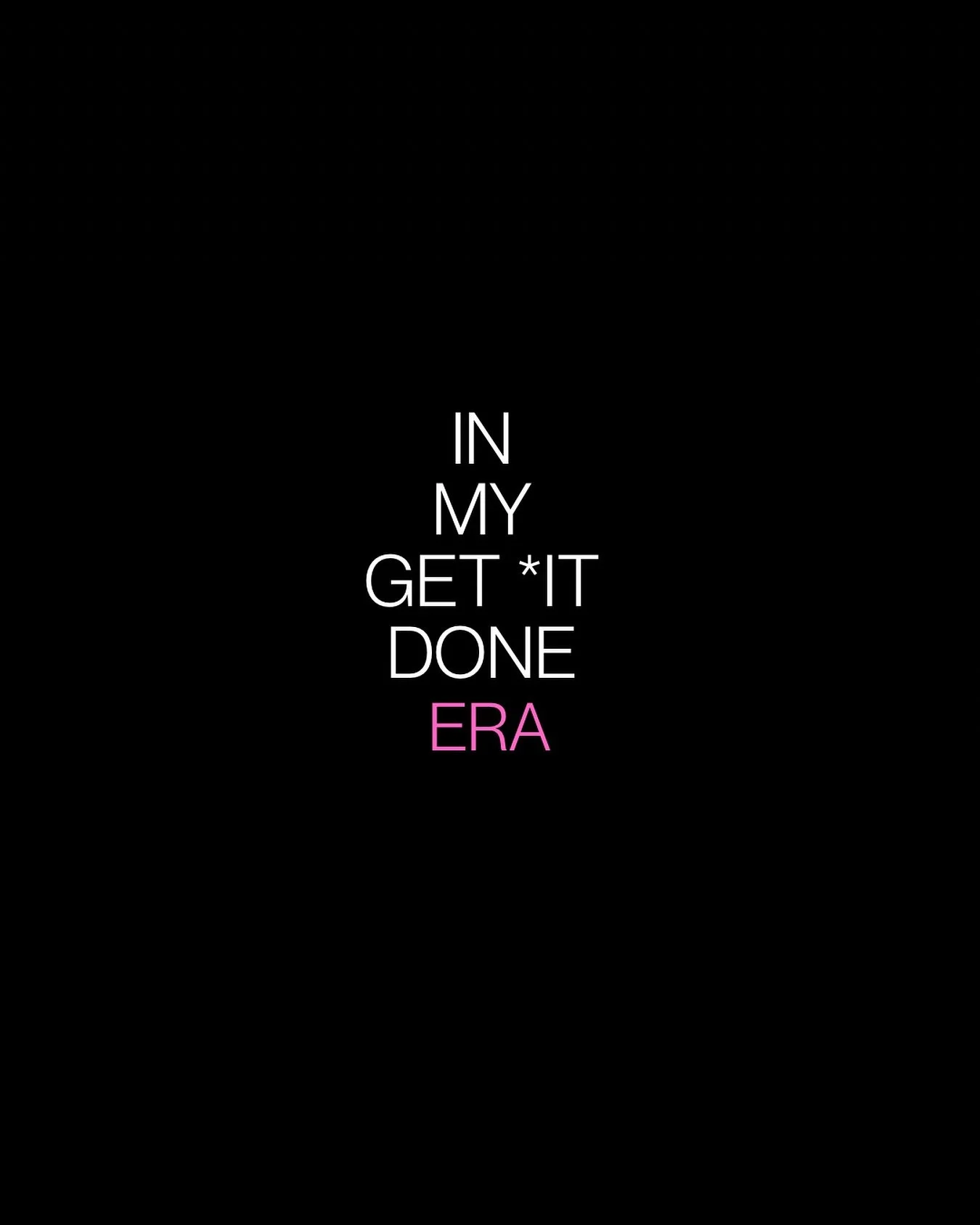 Not long ago, I was full of ideas but stuck in the &ldquo;one day&rdquo; phase. Now, I&rsquo;m living in my get-it-done era&mdash;clear on the vision, consistent in the work, and intentional with every step forward. This isn&rsquo;t luck. It&rsquo;s 
