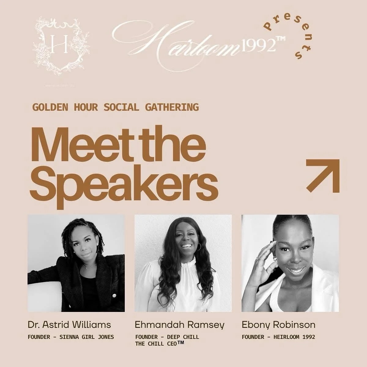 Meet the Golden Hour Gathering Speakers! 🌸
I&rsquo;m so excited to be a part of this event alongside these incredible women next Saturday as we gather to connect, pour into one another, and celebrate this beautiful season of growth and glow. ✨

Dr. 