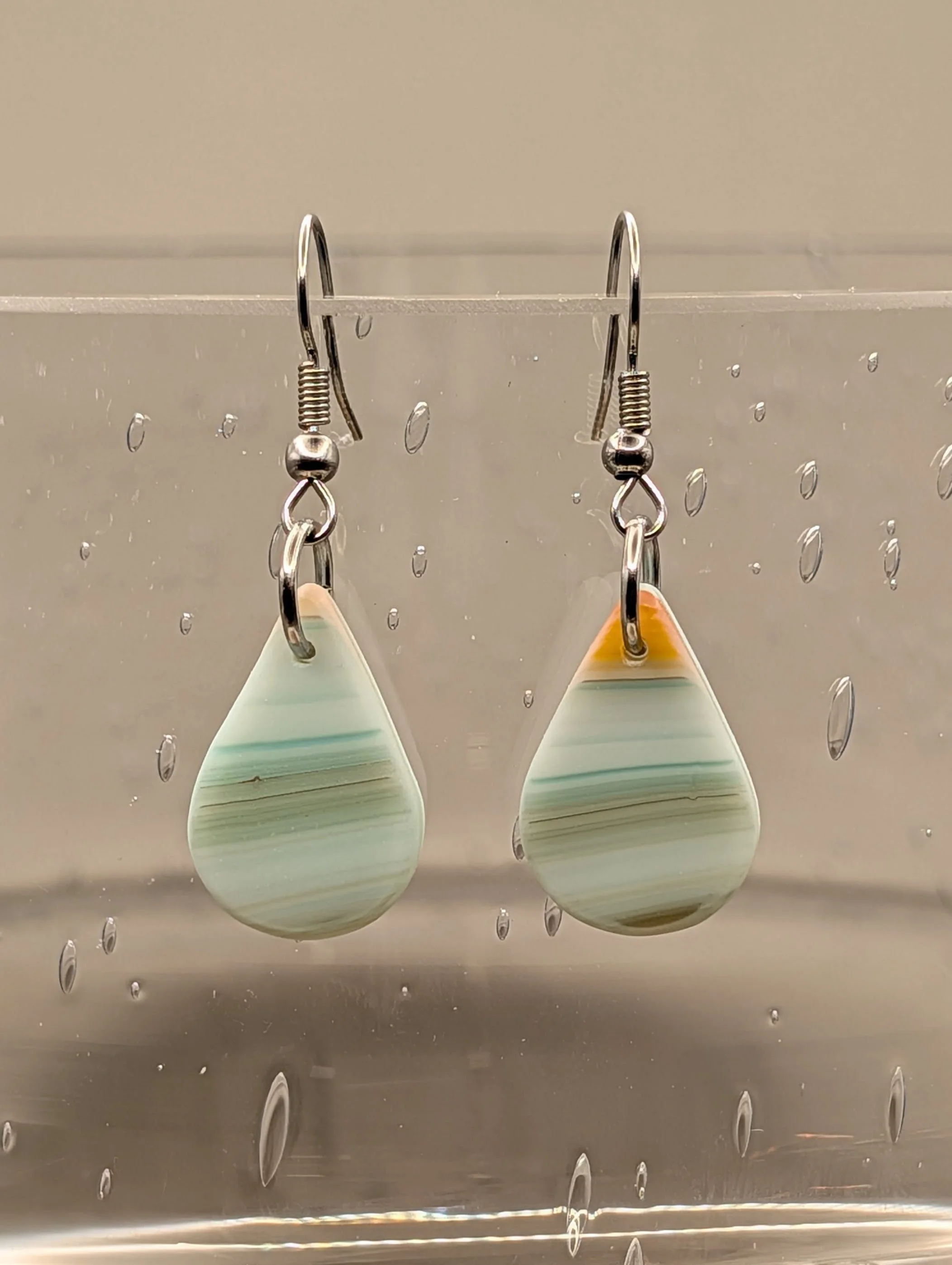 Stained Glass Earrings #031