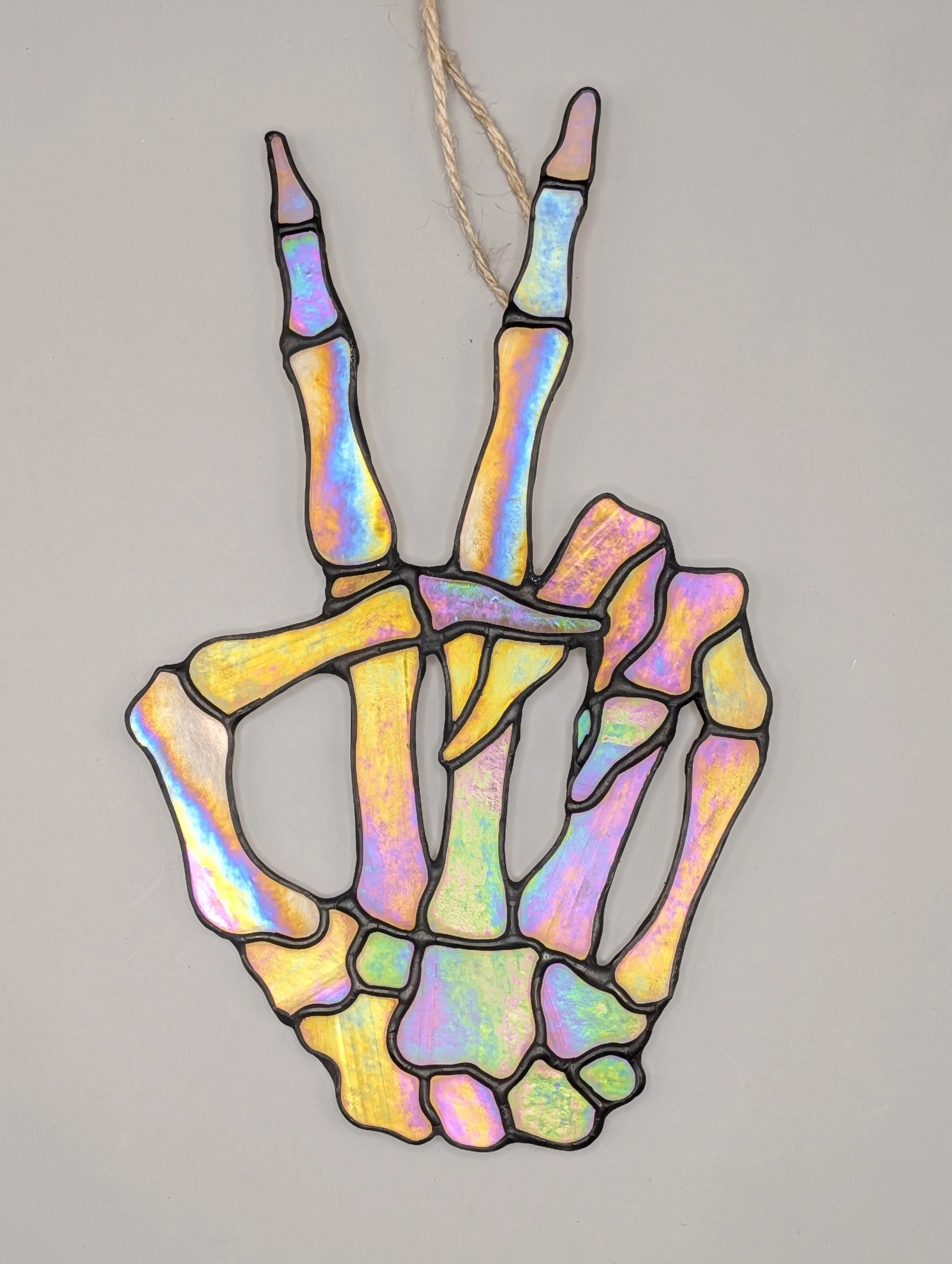 Peace Sign Skelly #02