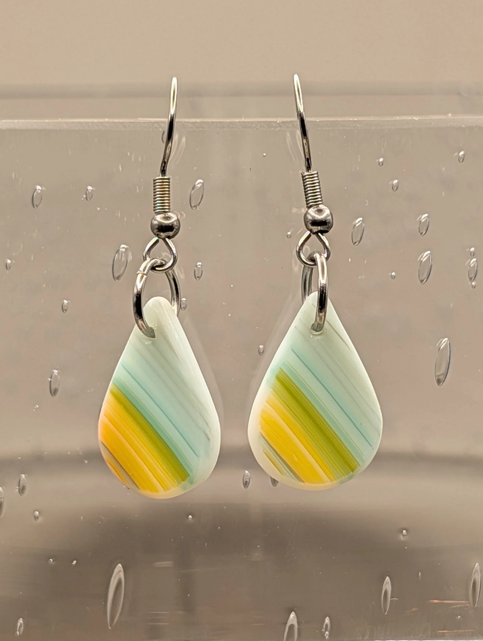 Stained Glass Earrings #028