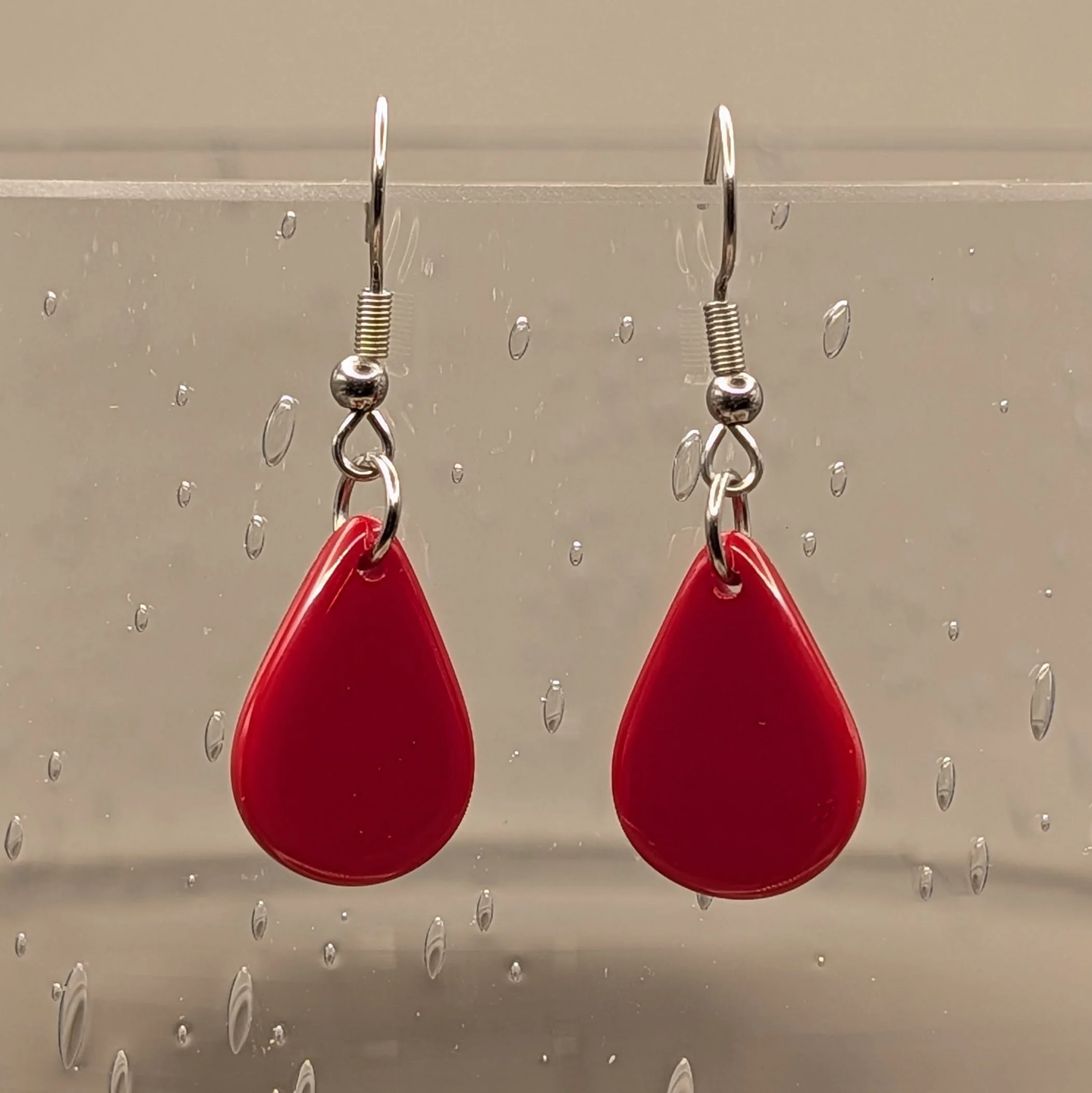 Stained Glass Earrings #041