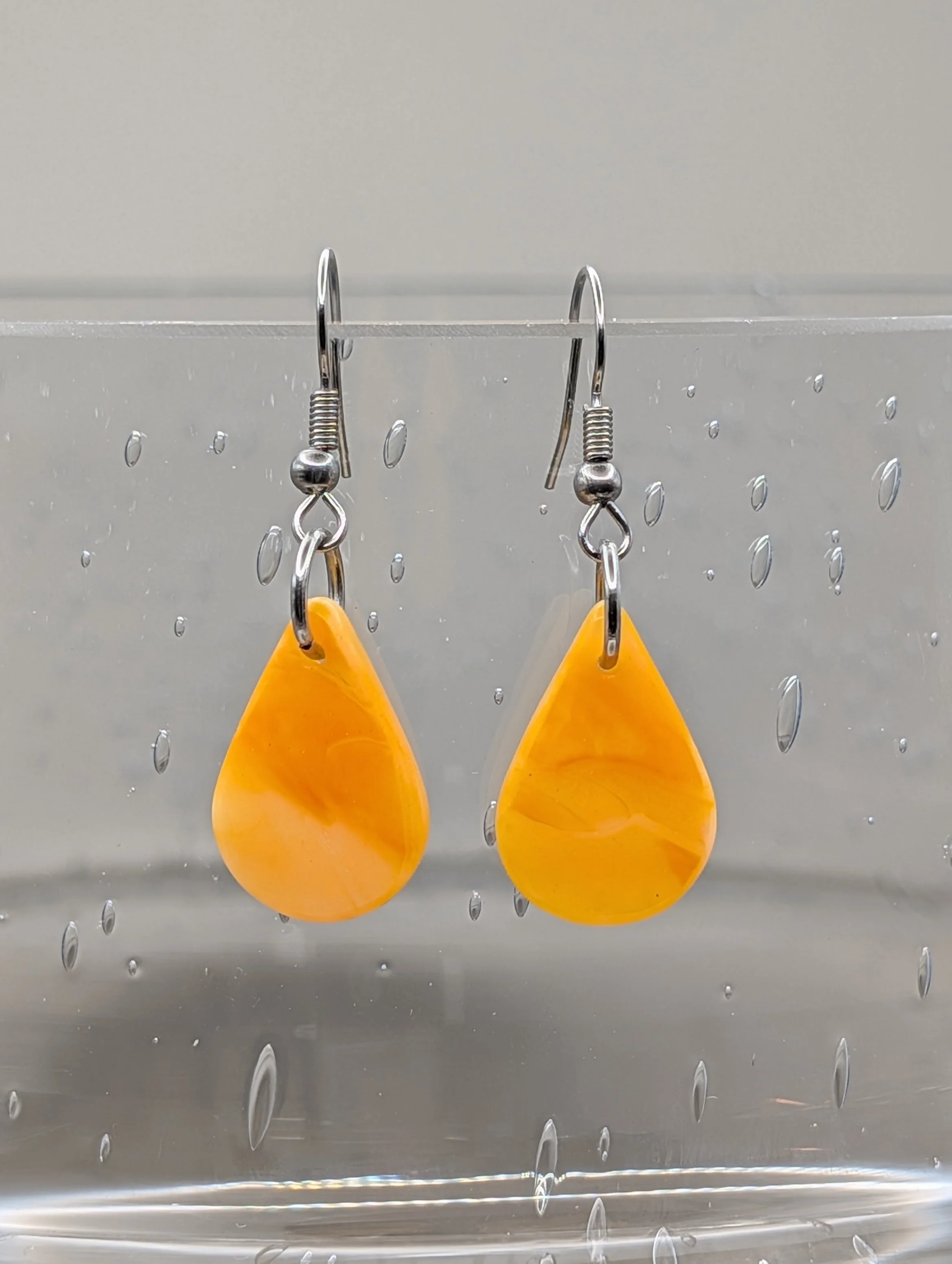 Stained Glass Earrings #023