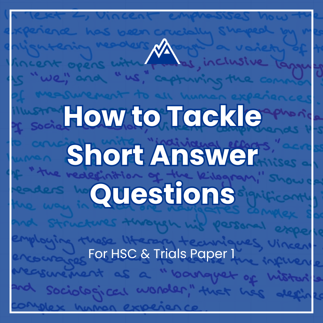 Tackling Short Answer Questions