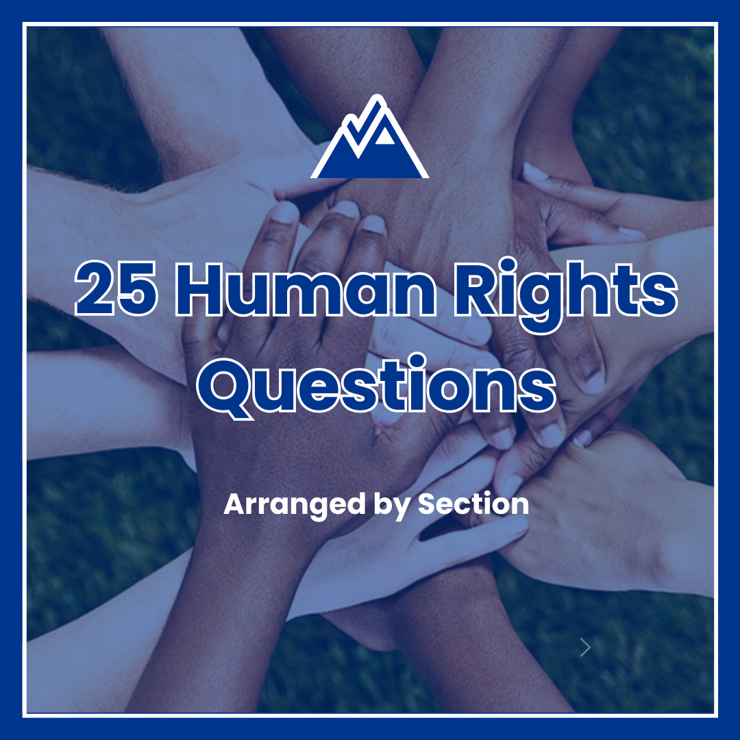 25 Human Rights Practice Questions (By Section)